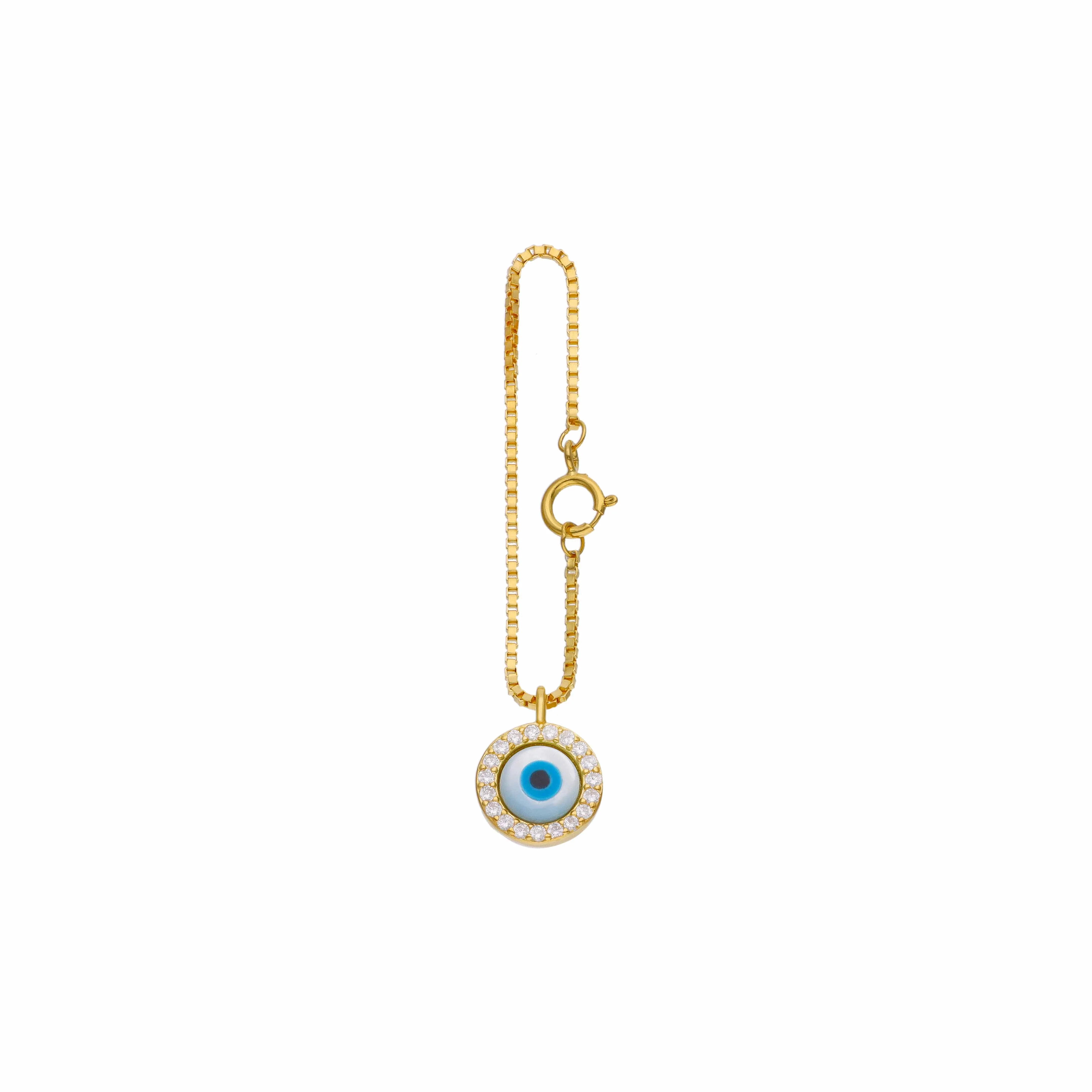 Evil Eye Zircon Watch Charm - Image 4