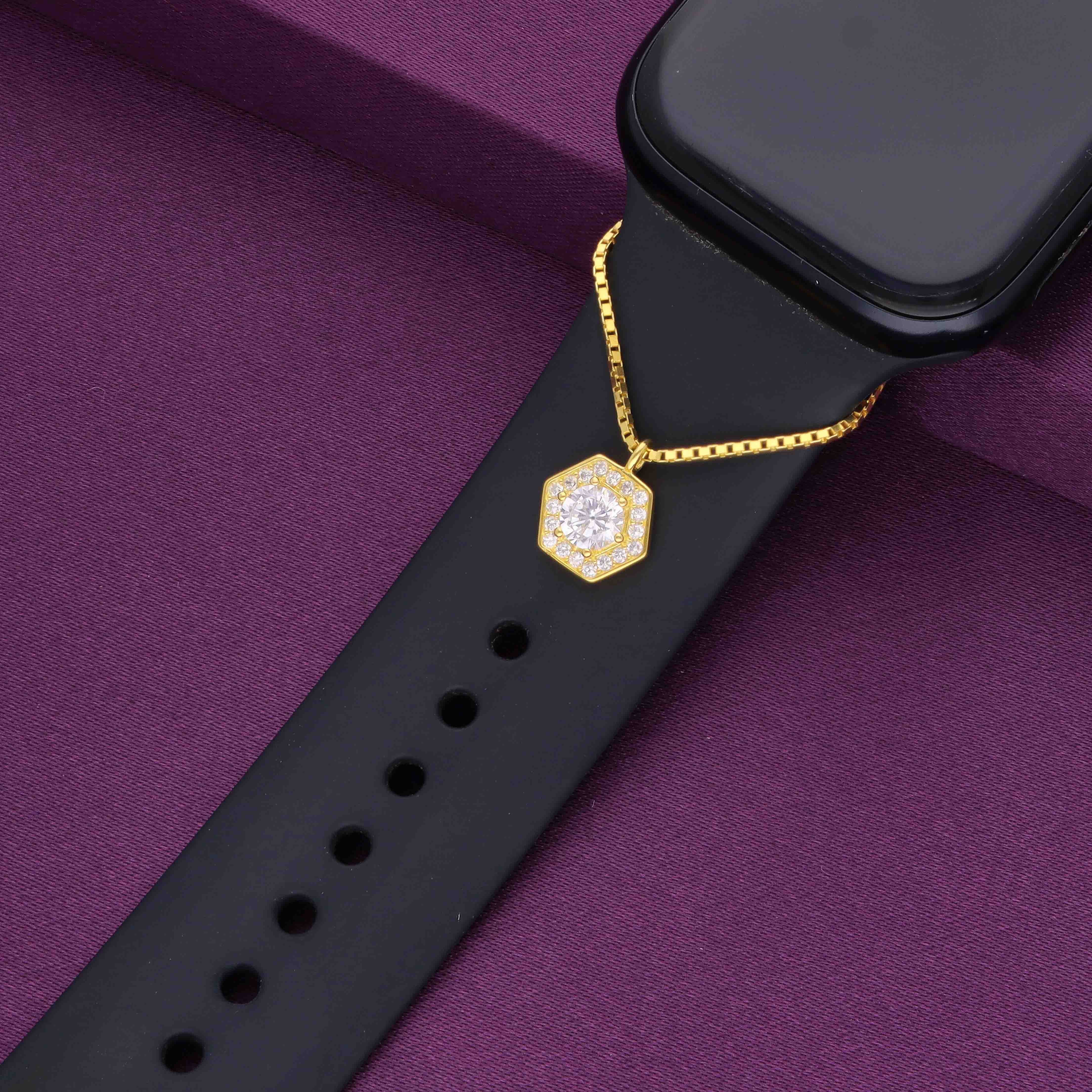 Chic Solitaire Watch Charm - Image 3