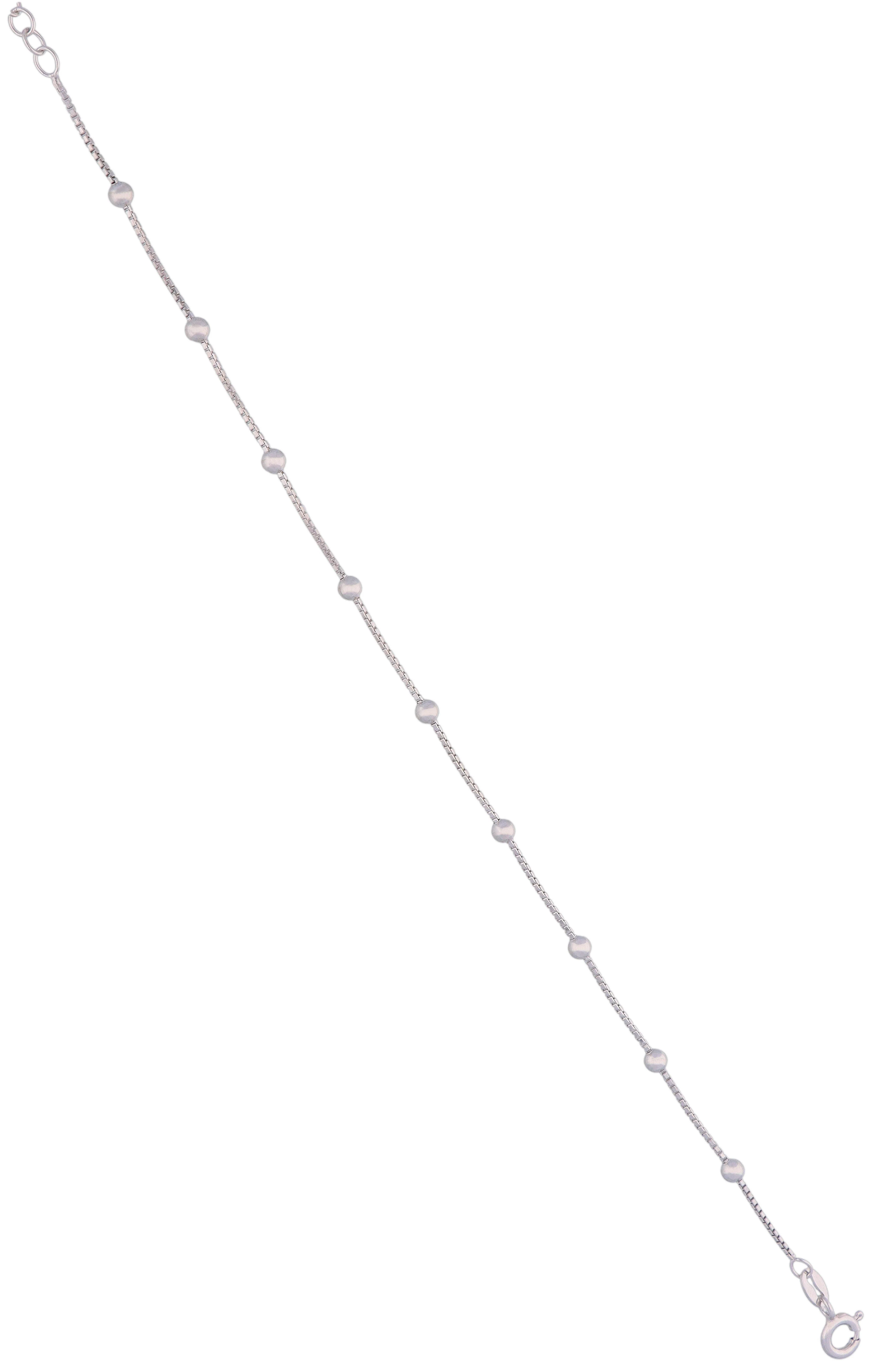 Argent Spheres Silver Anklet - Image 3