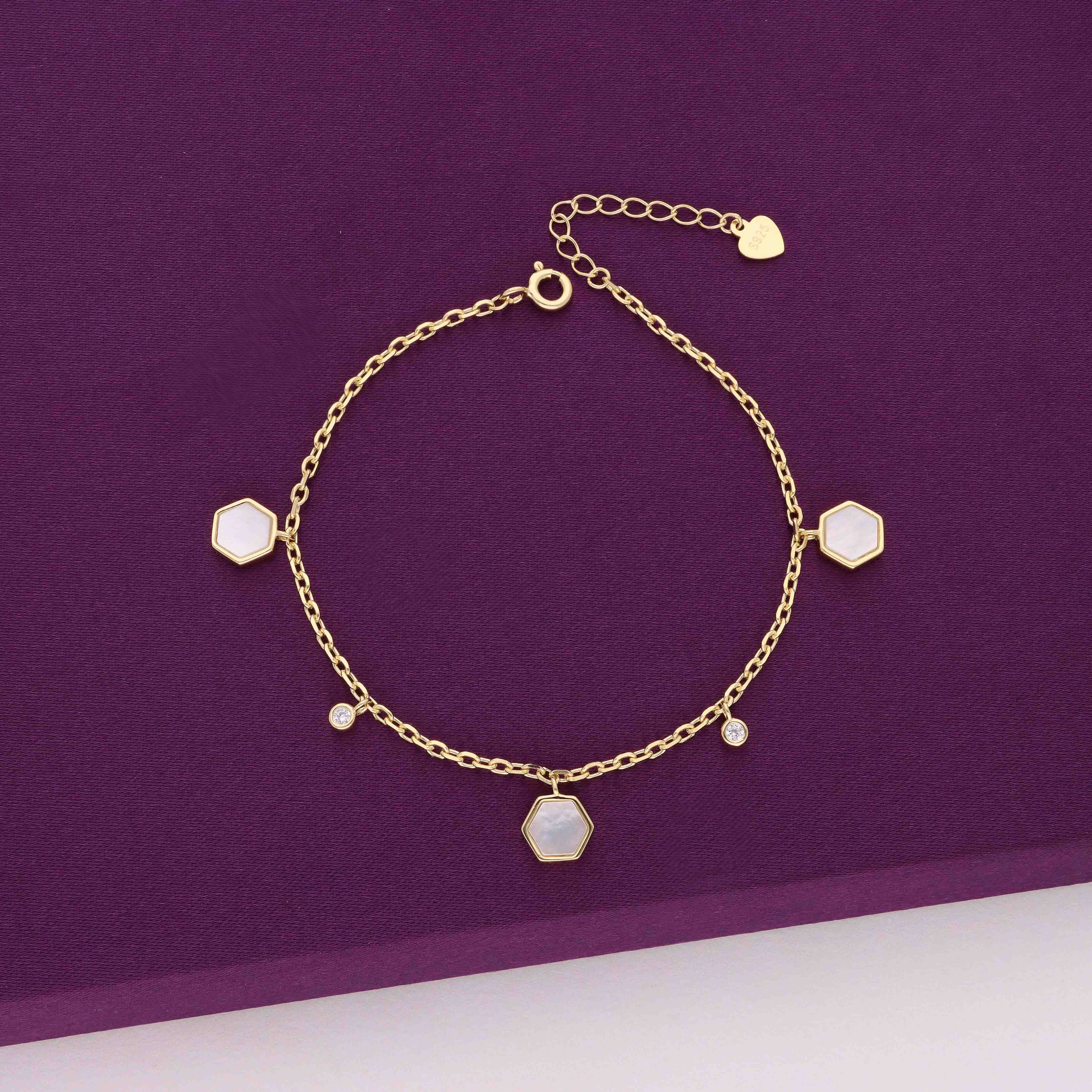 Sterling Silver Chic Charm Bracelet - Image 3