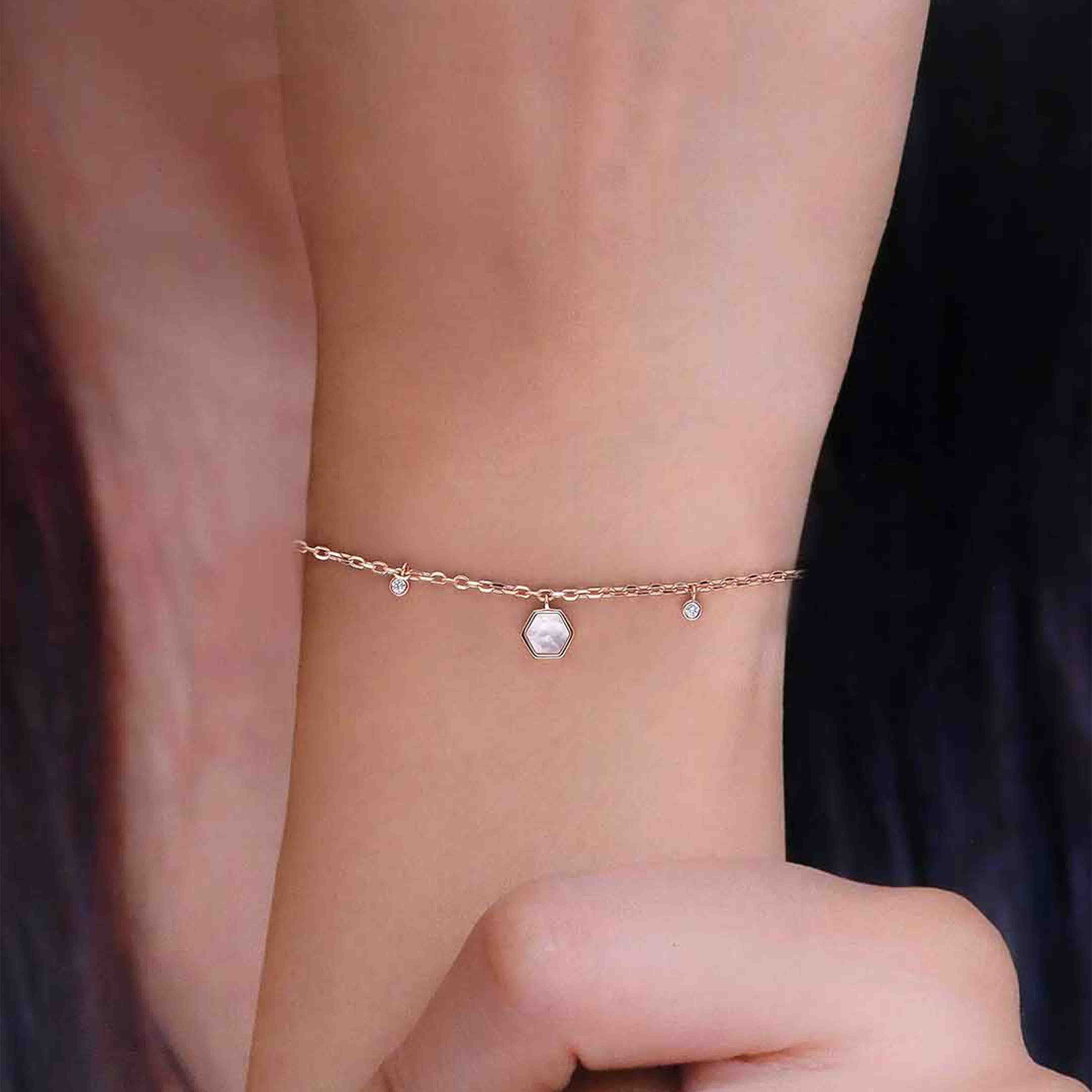 Sterling Silver Chic Charm Bracelet - Image 5