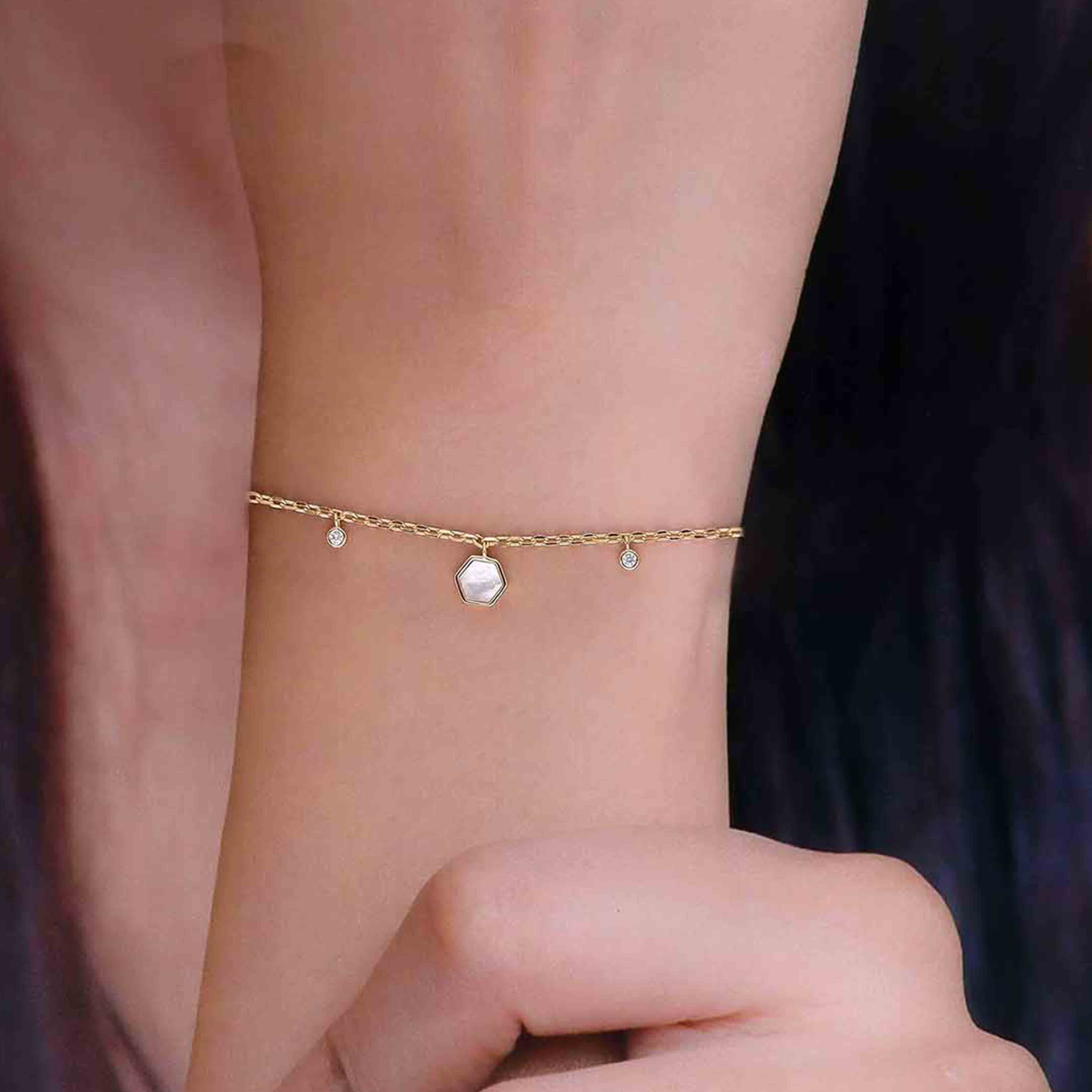 Sterling Silver Chic Charm Bracelet - Image 6
