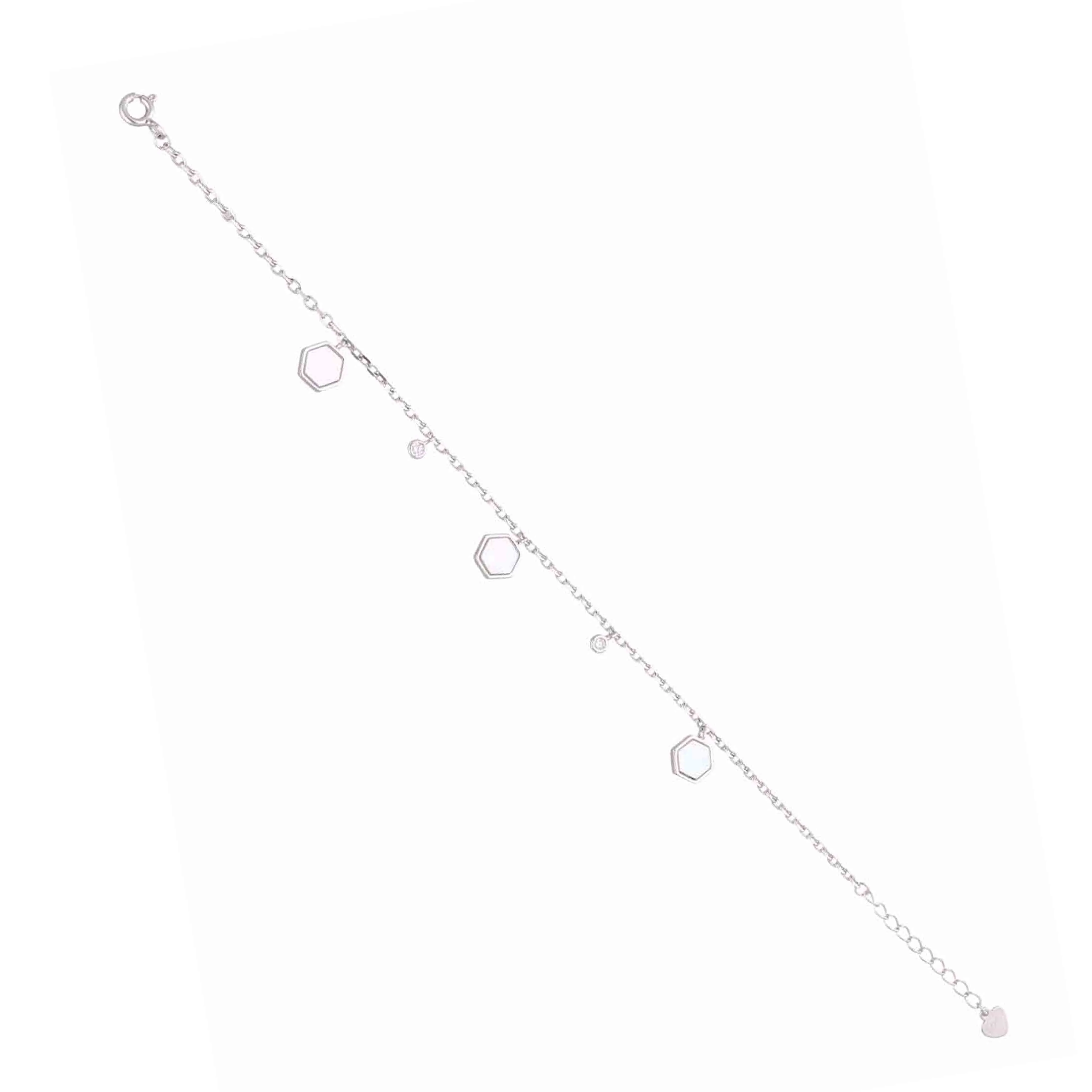 Sterling Silver Chic Charm Bracelet - Image 7