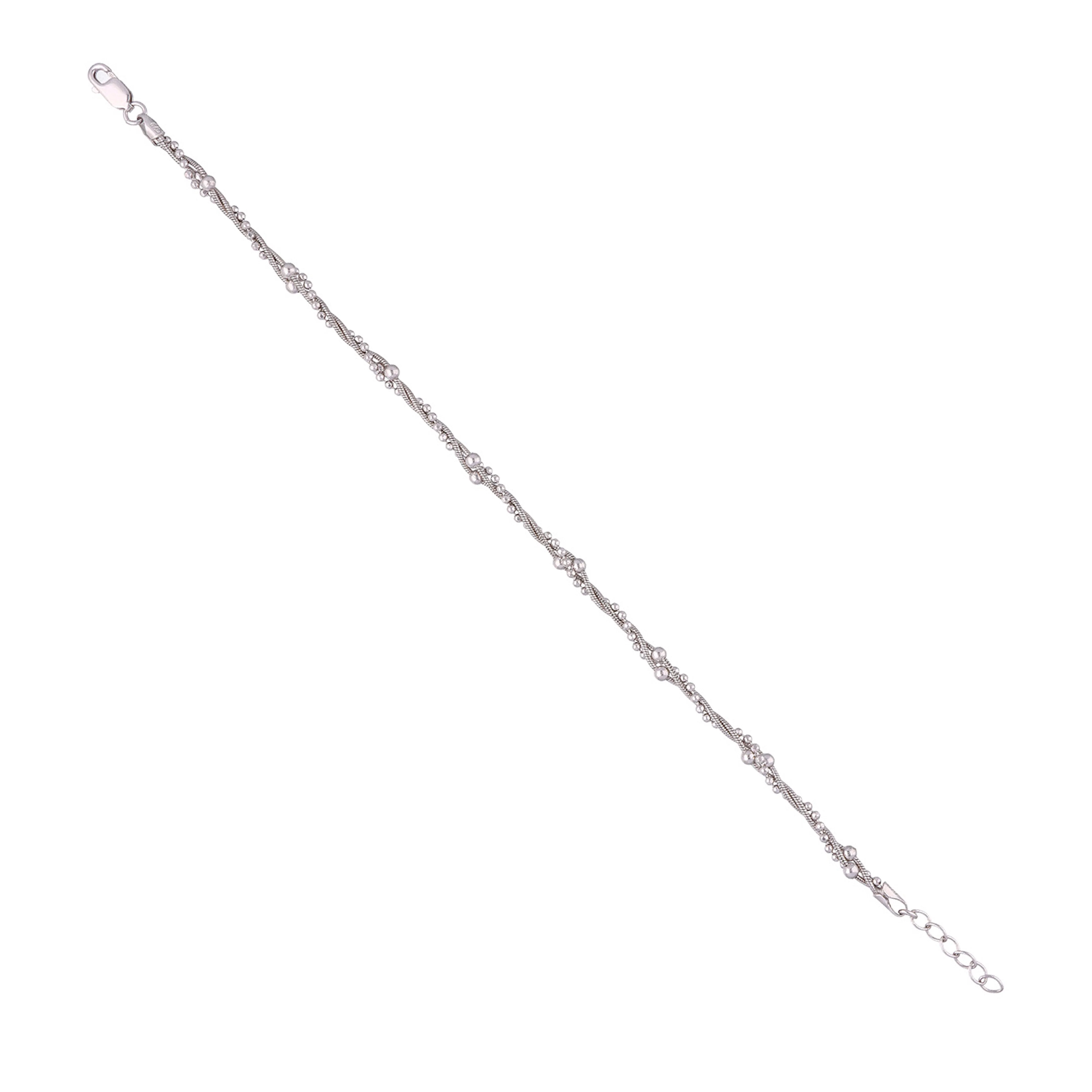 Timeless Weave Silver Bracelet - Image 3