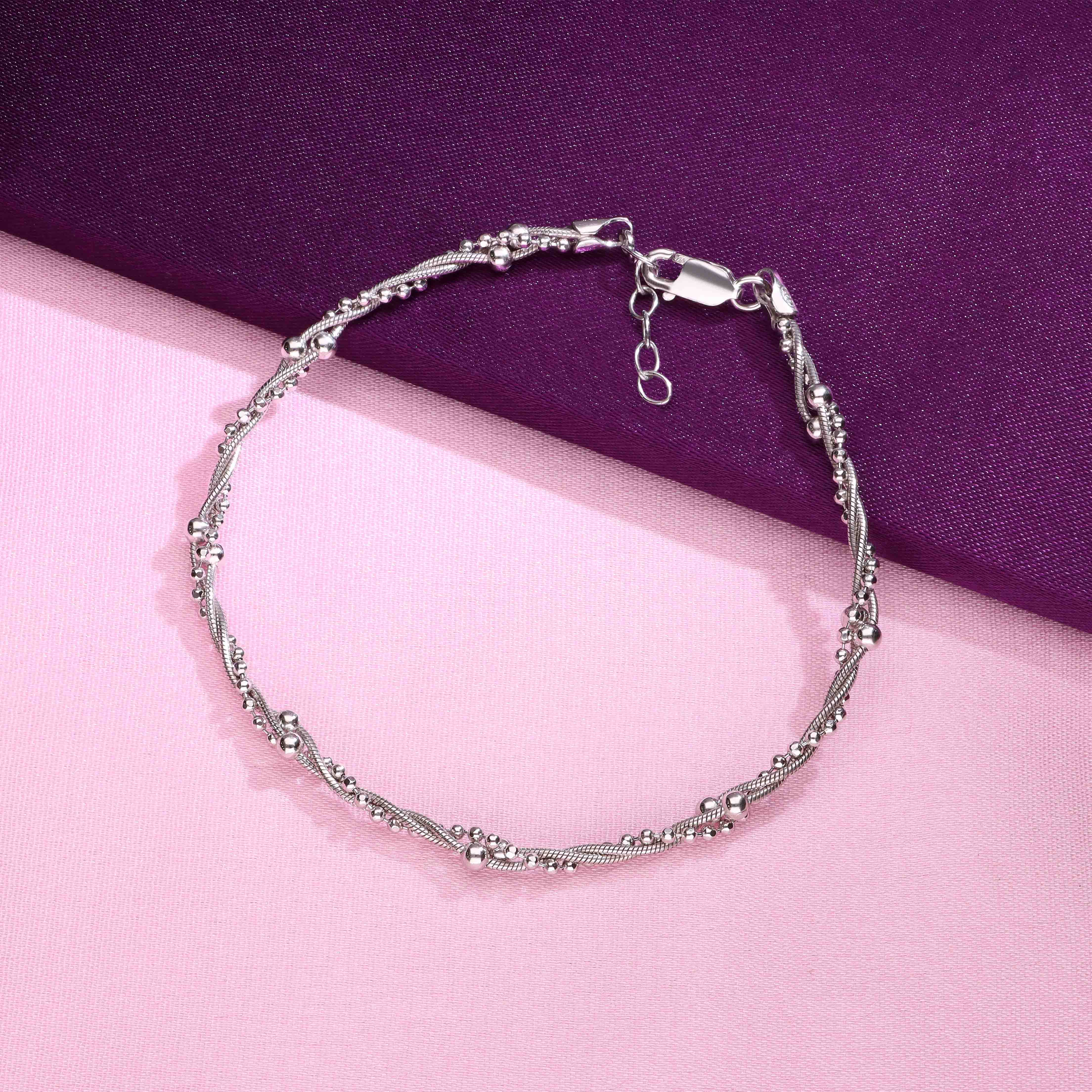 Timeless Weave Silver Bracelet - Image 5