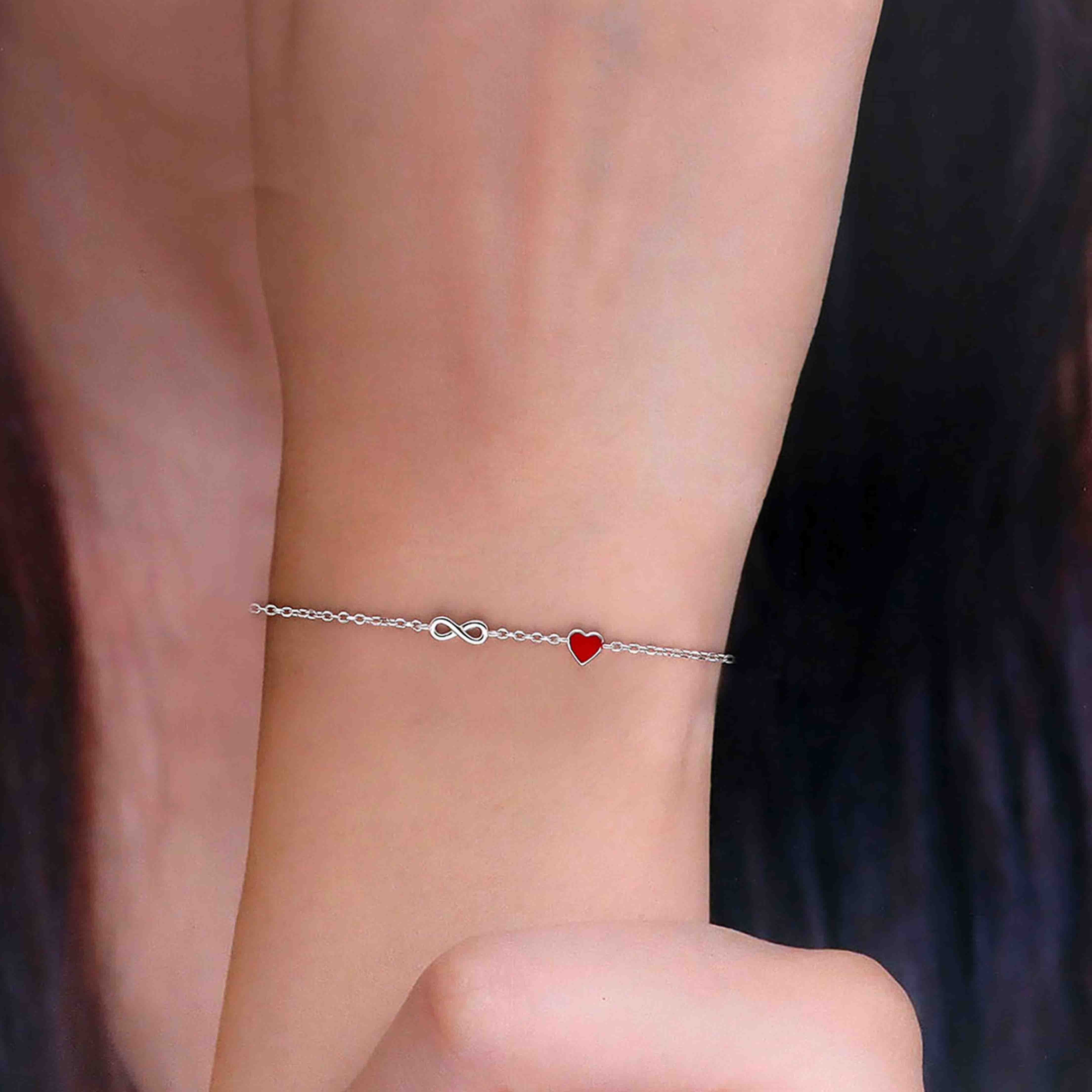 Chic Infinity Heart Bracelet - Image 3