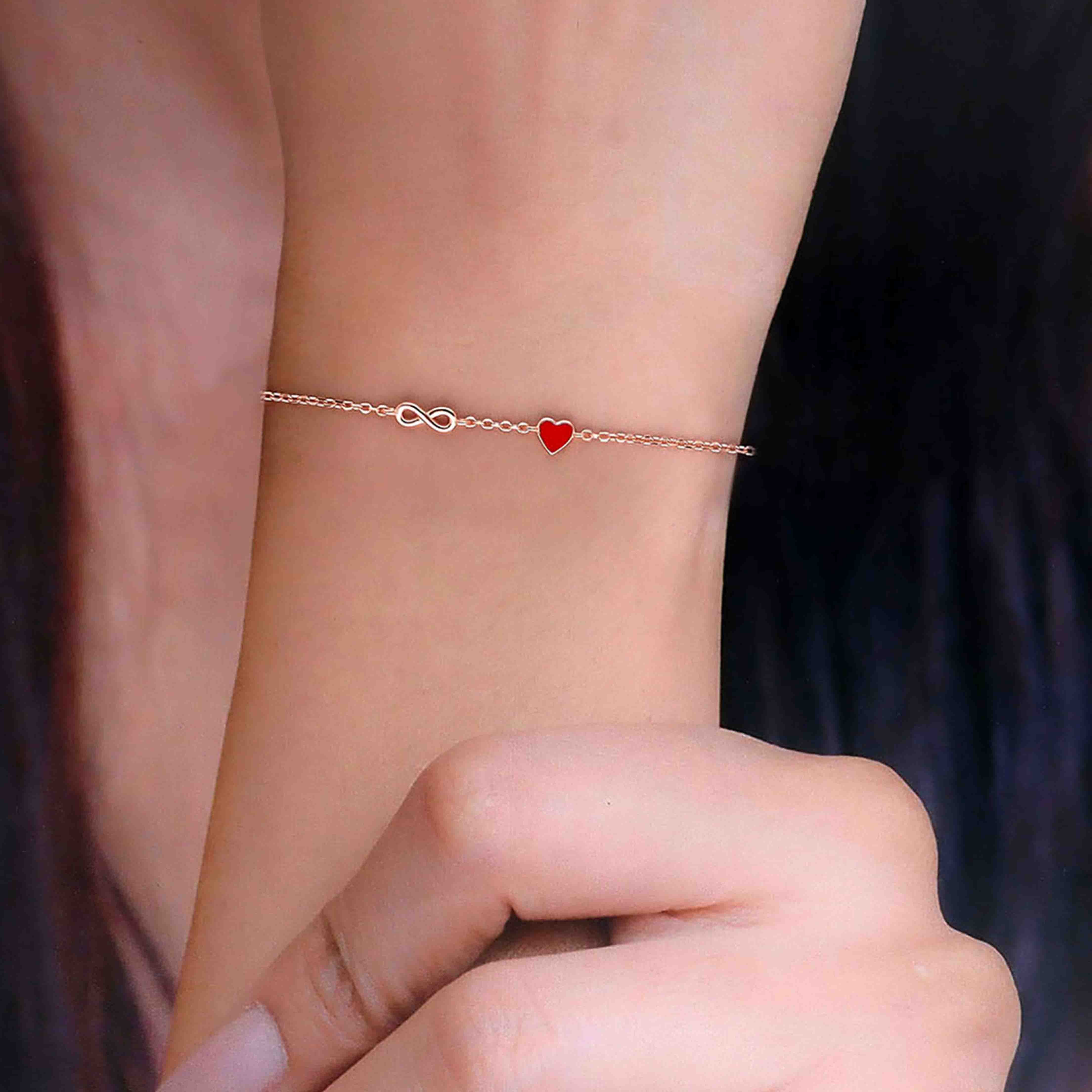 Chic Infinity Heart Bracelet - Image 4