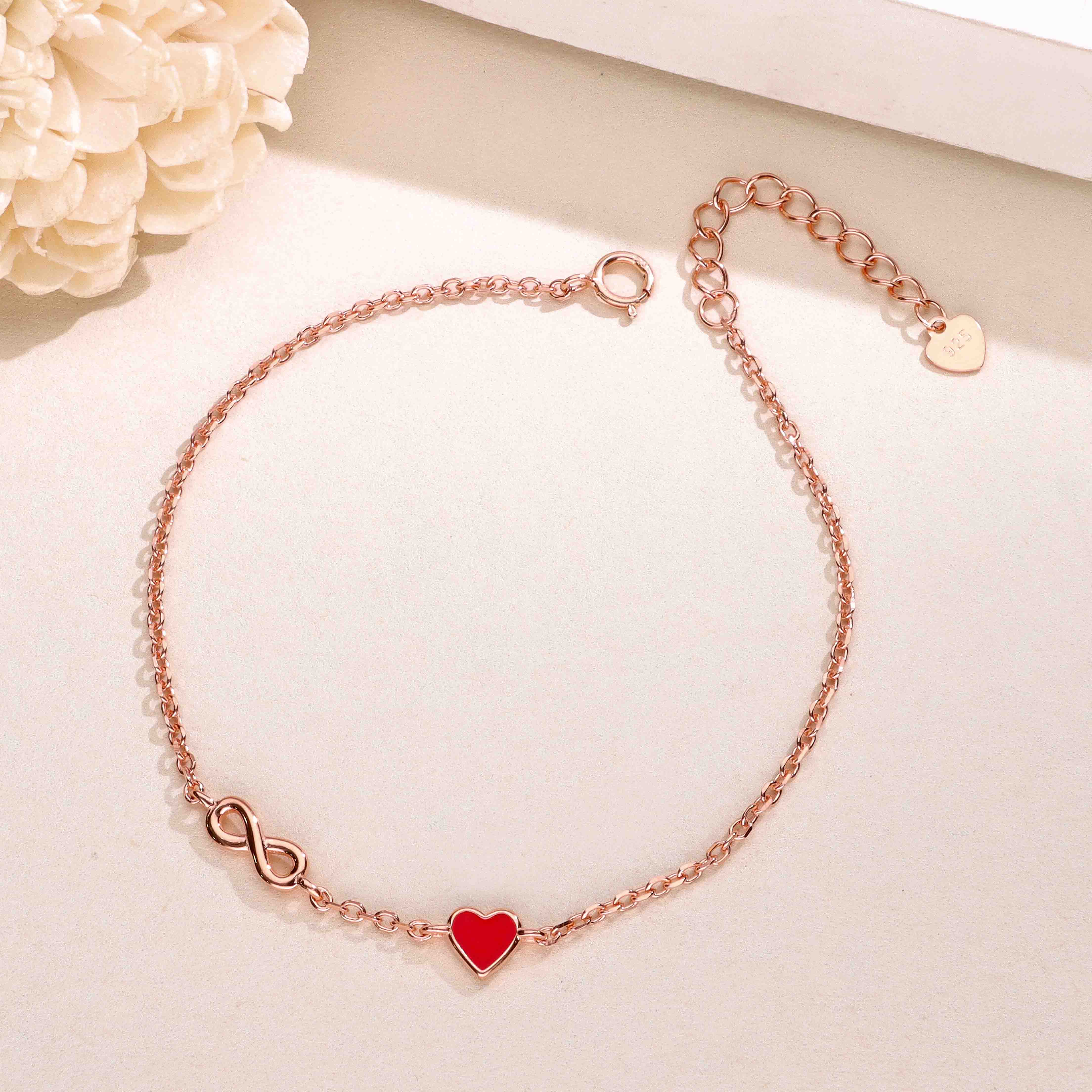 Chic Infinity Heart Bracelet - Image 7