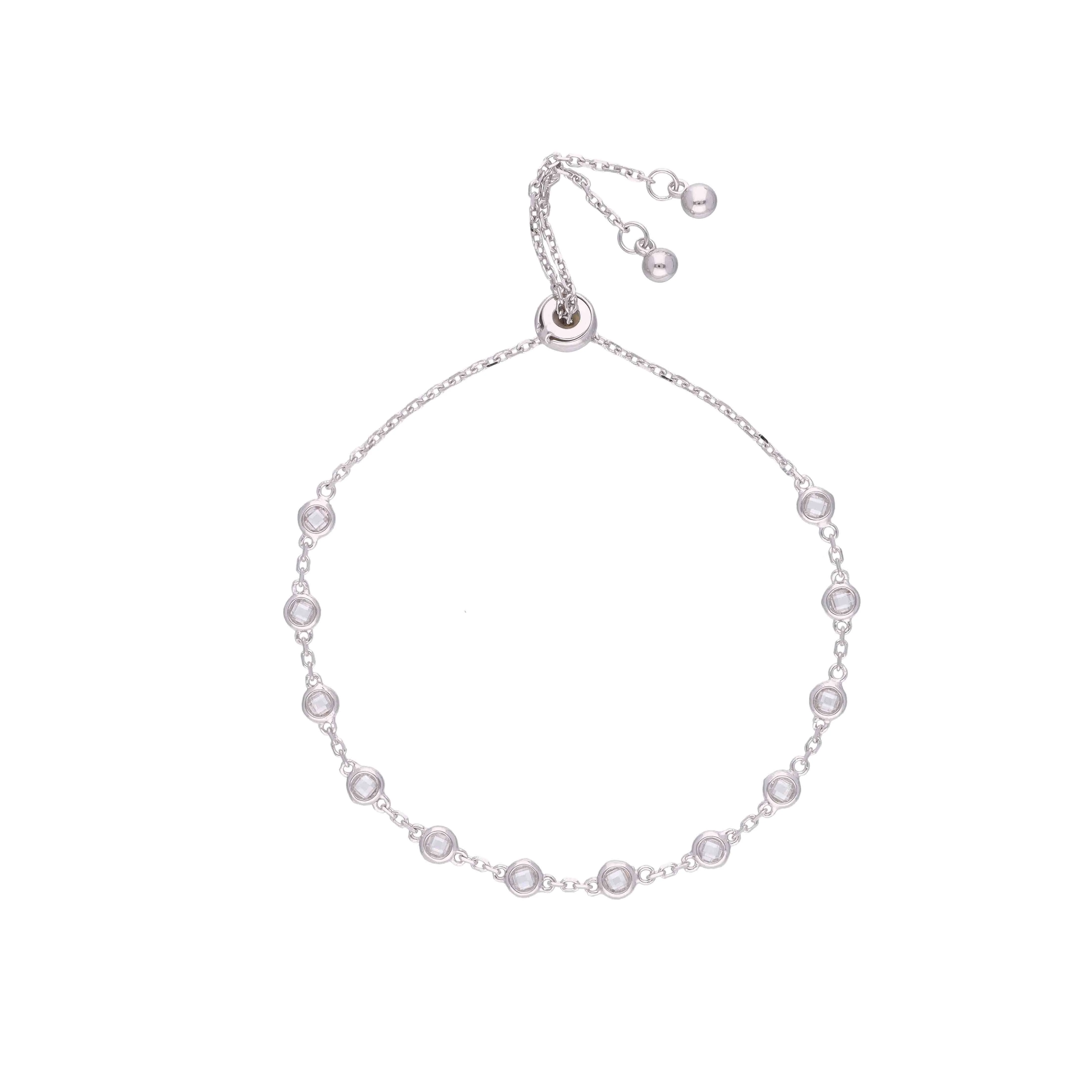 Sterling Silver Radiant Charm Bracelet - Image 3