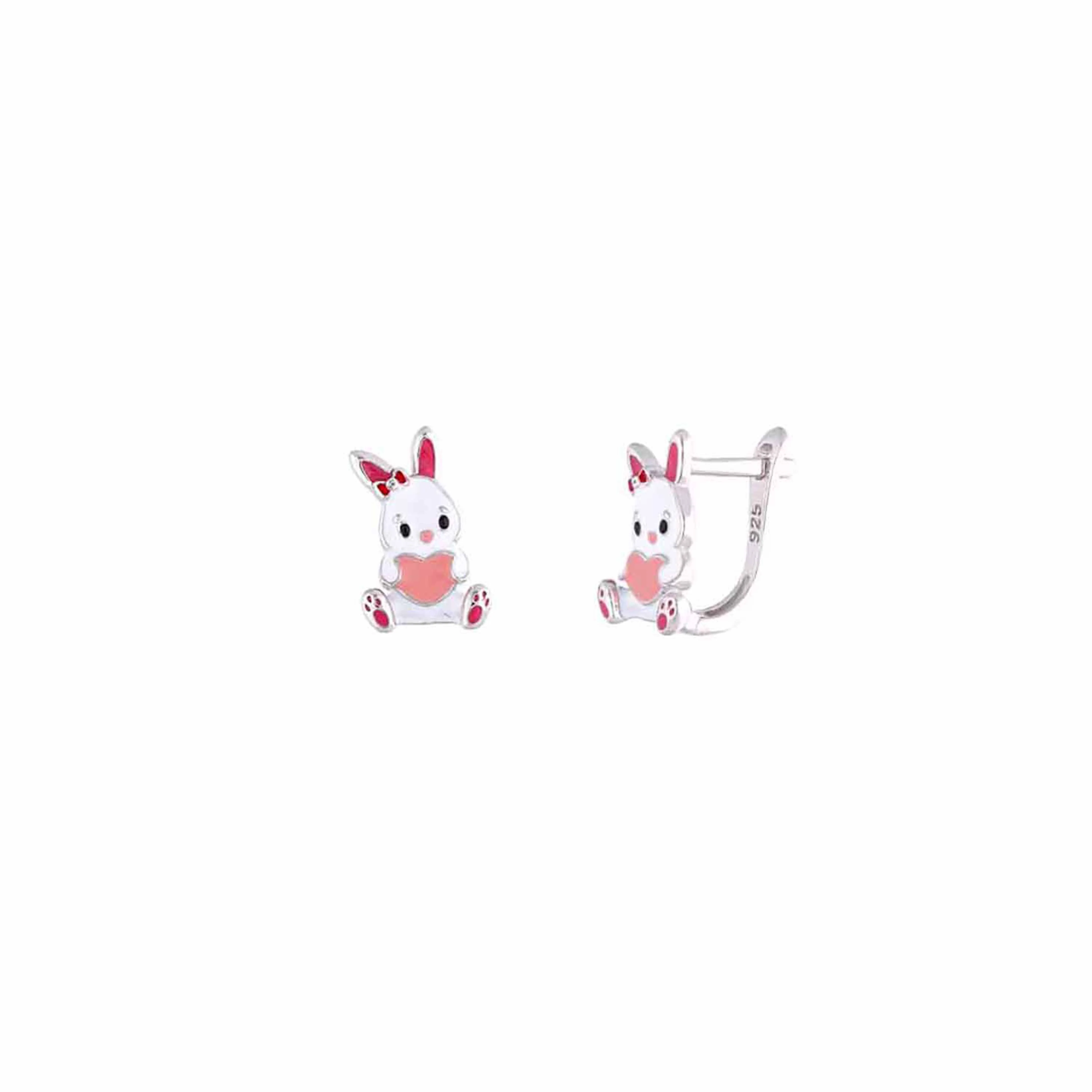 Sterling Silver Children's Bunny Earring - Image 5