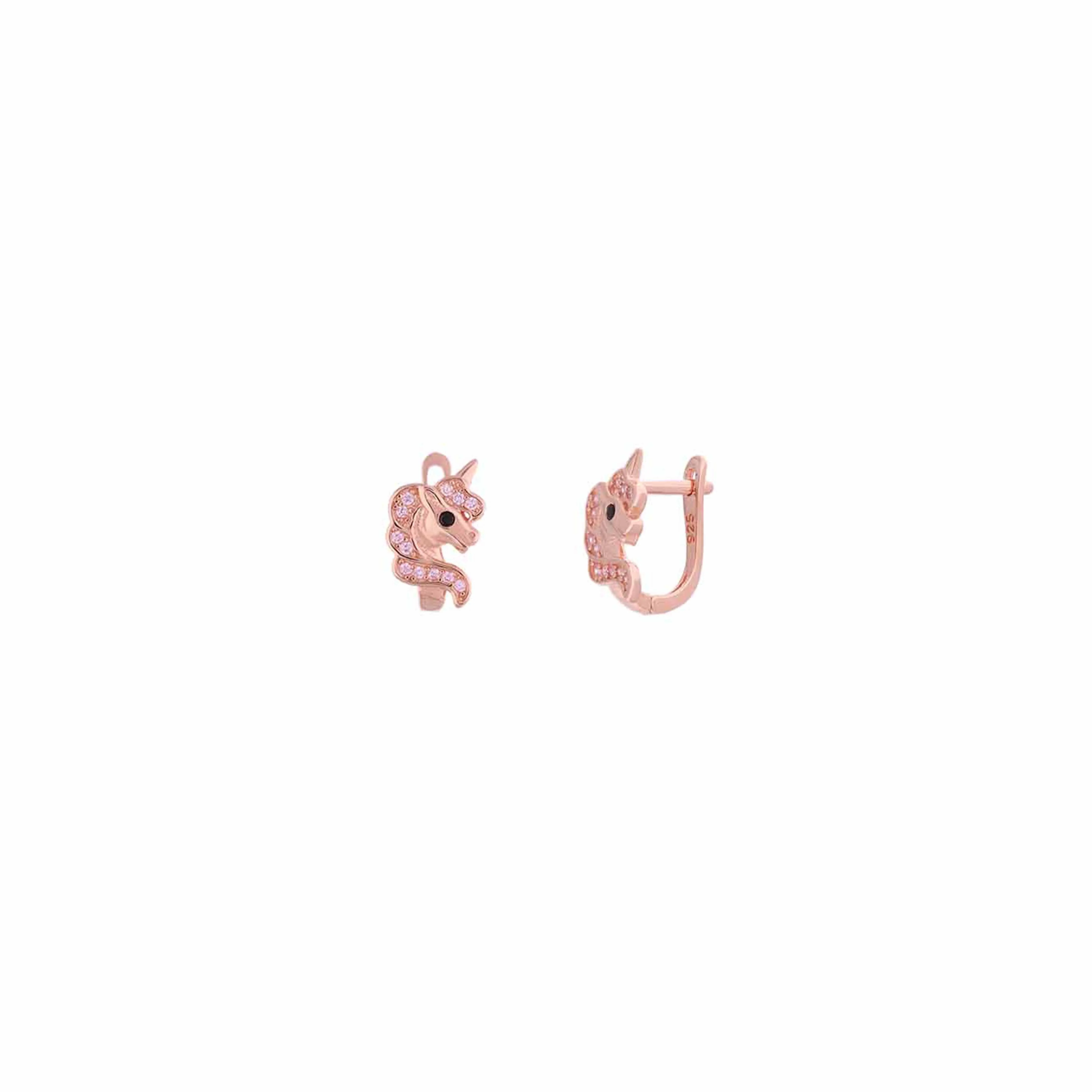 Sterling Silver Children's Unicorn Earring - Image 5