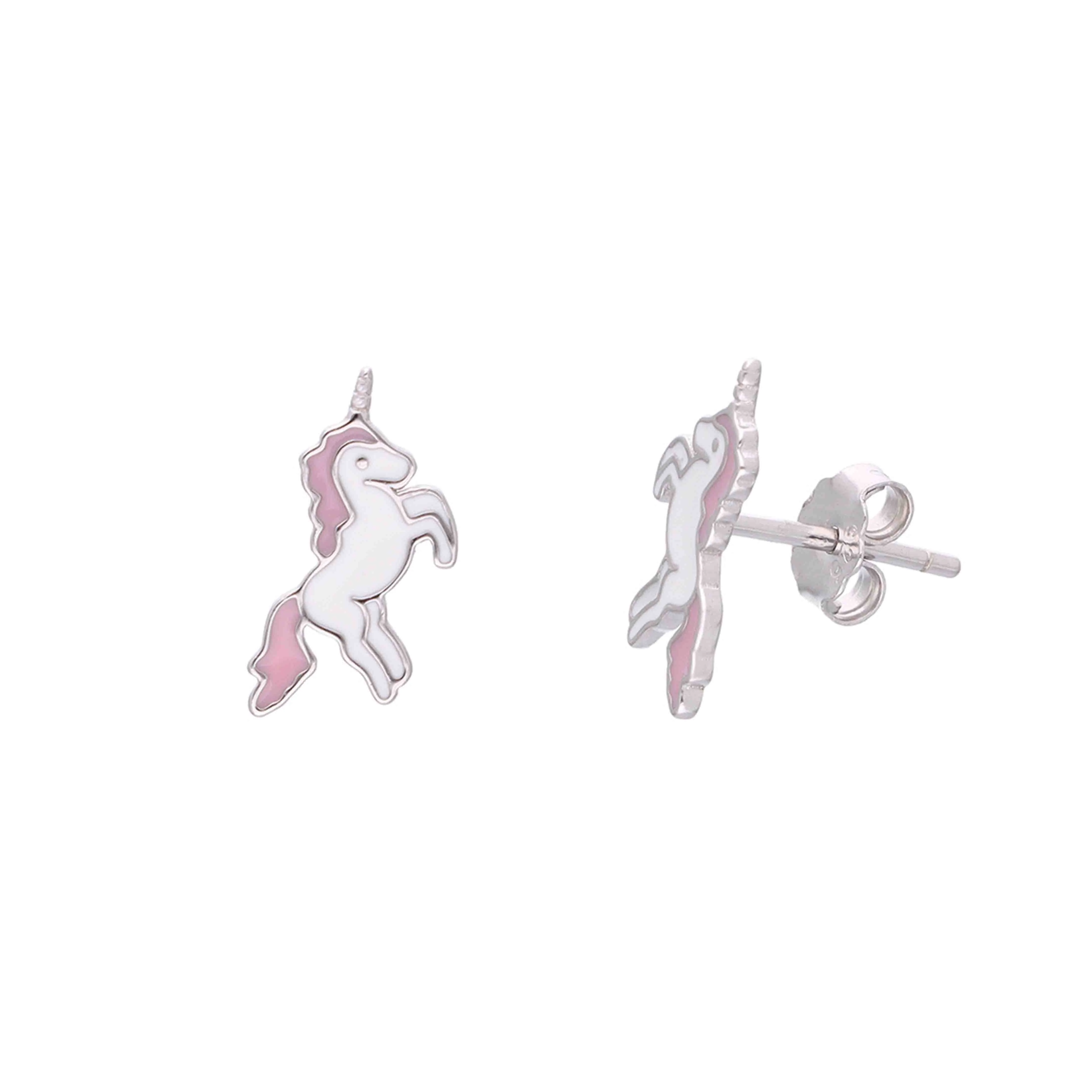 Kids Unicorn Sterling Silver Earrings - Image 6