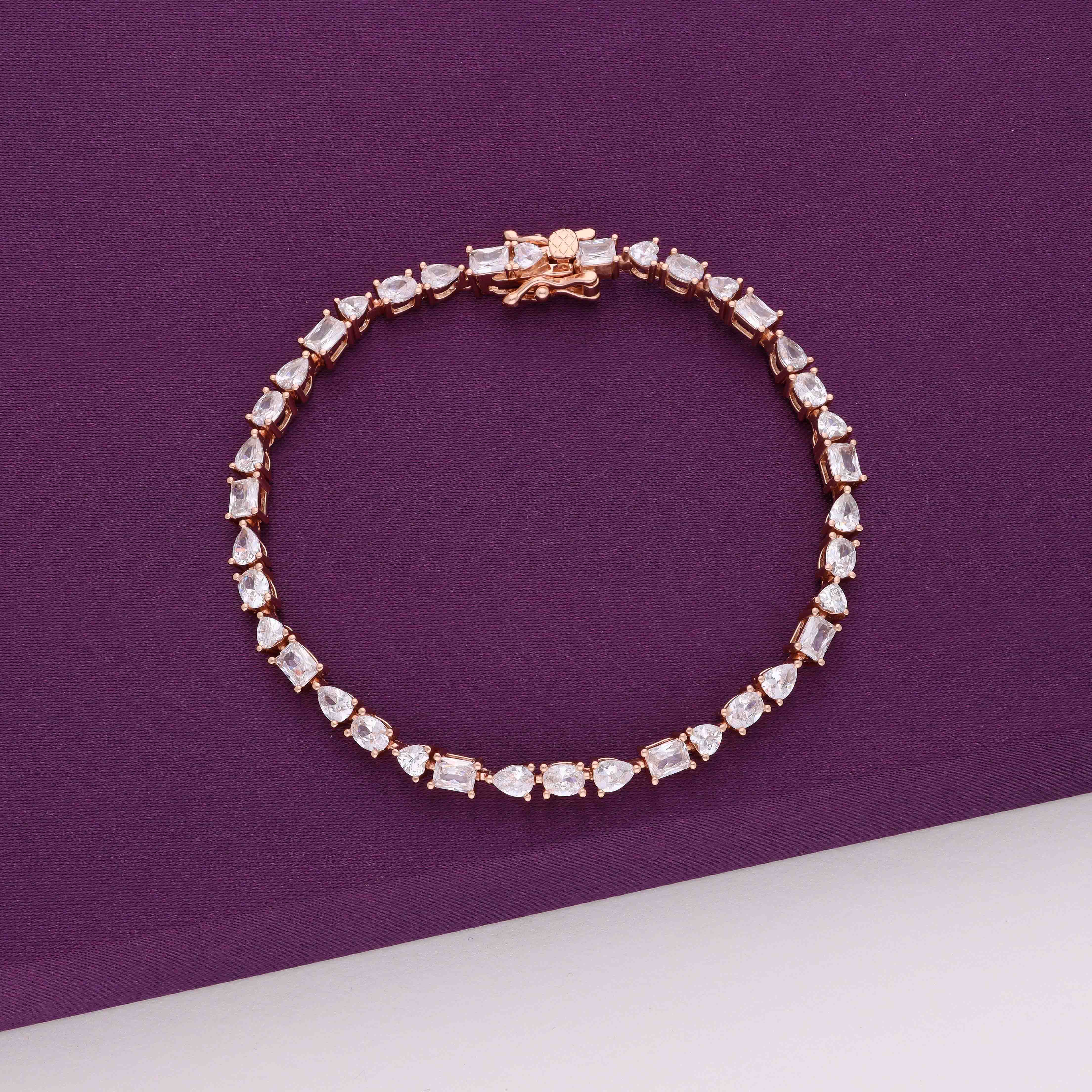 Splendid Shapes Crystals Silver bracelet - Image 4
