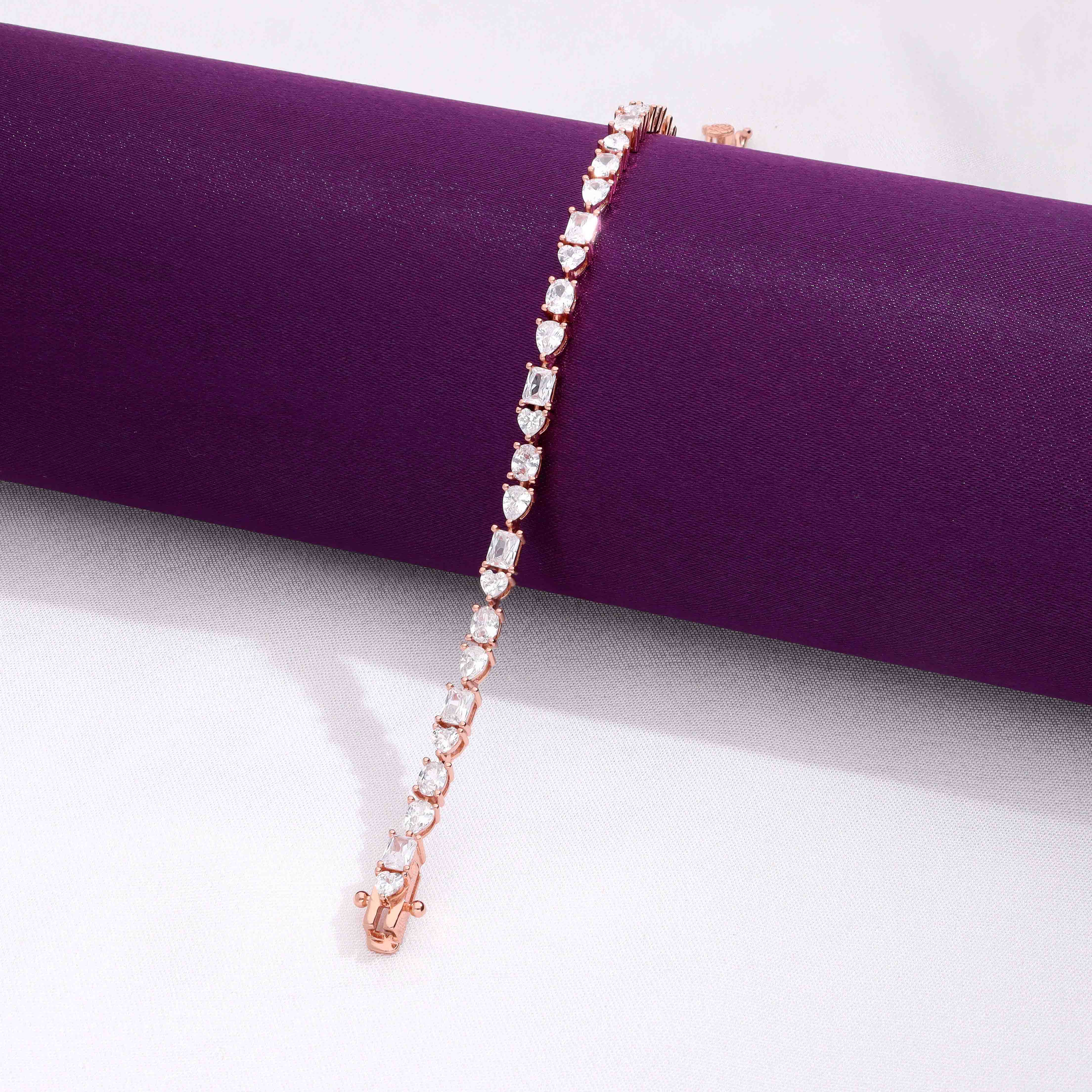 Splendid Shapes Crystals Silver bracelet - Image 8