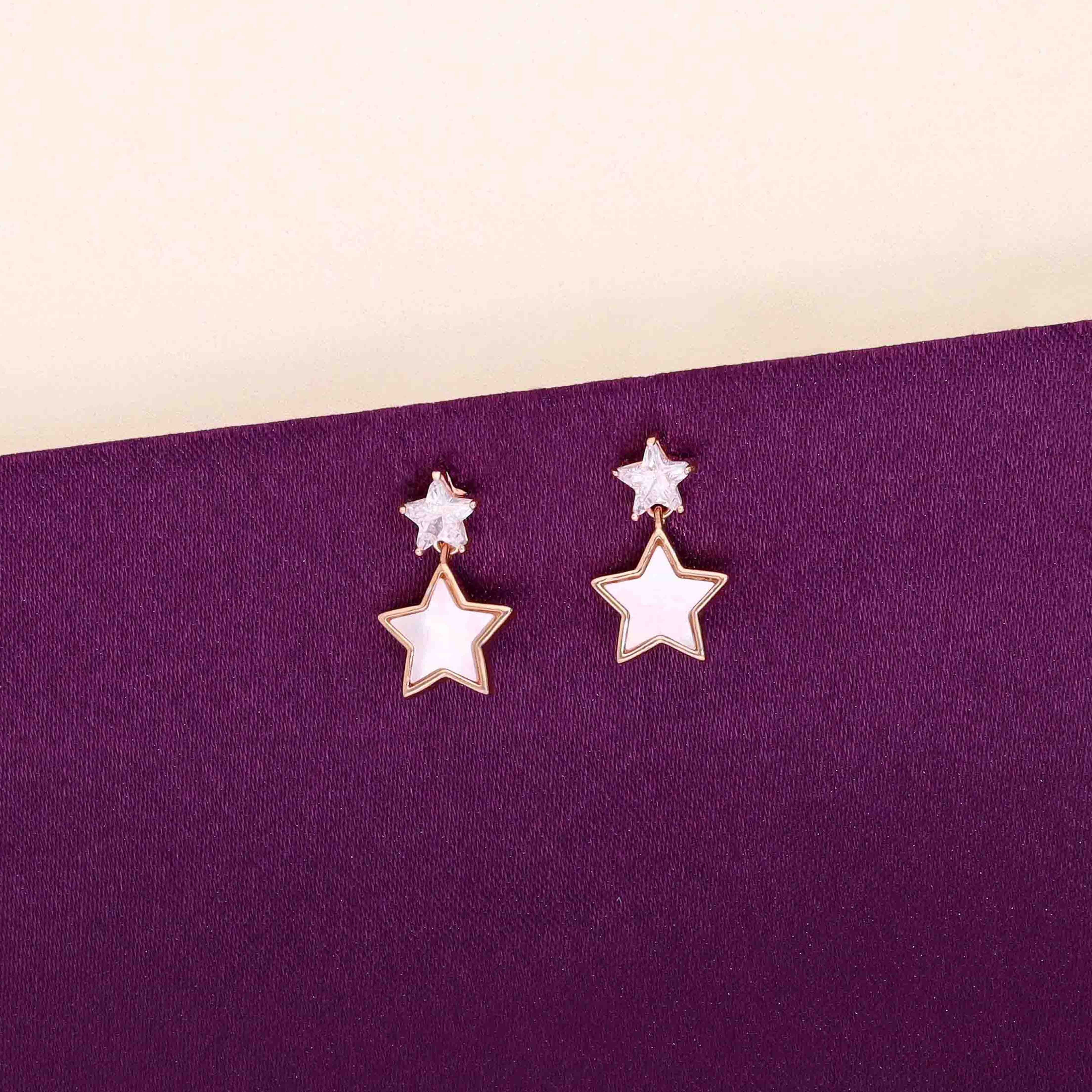 Twinning Twinkles Silver Drop Earrings - Image 6