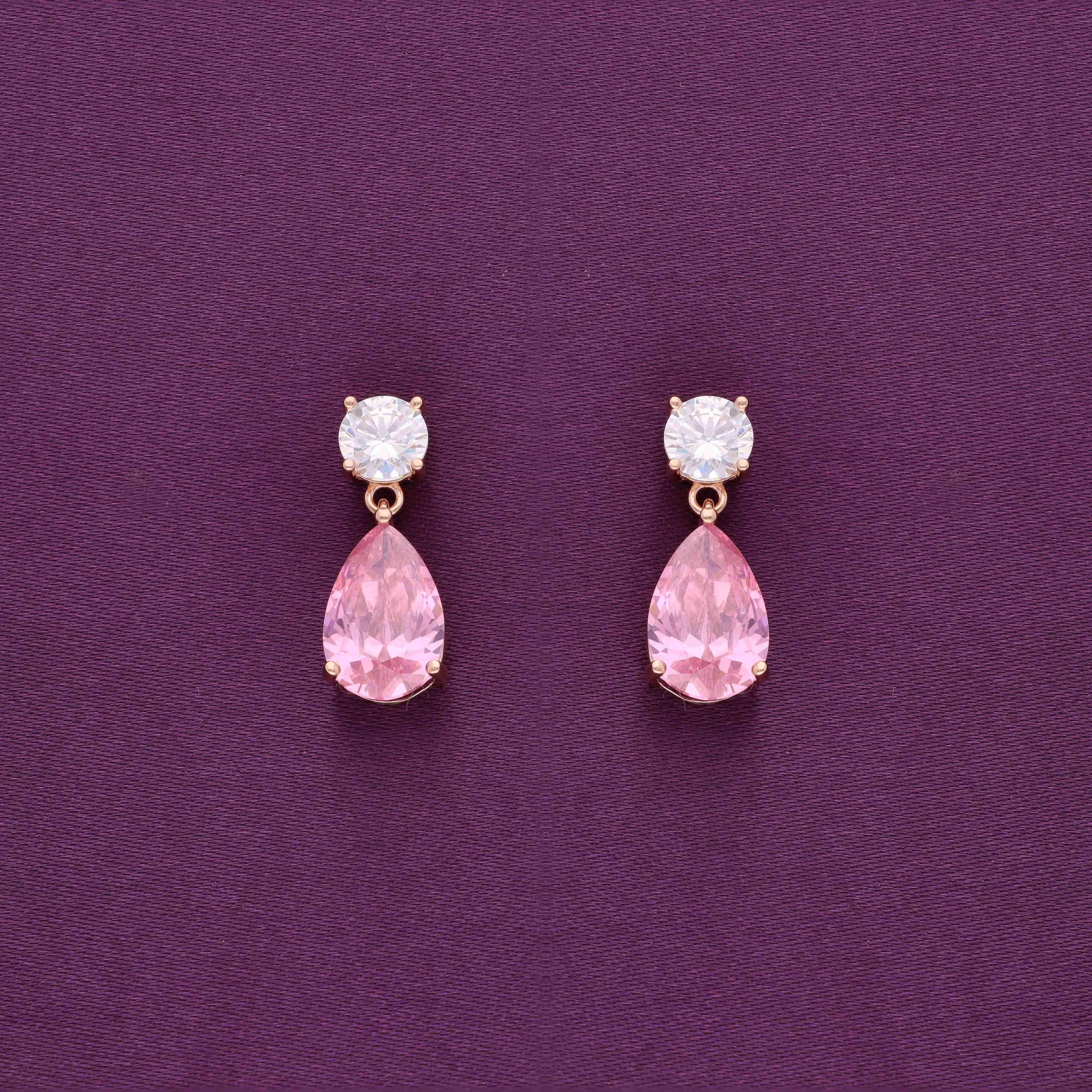 Royale Droplets Silver Drop Earrings - Image 5