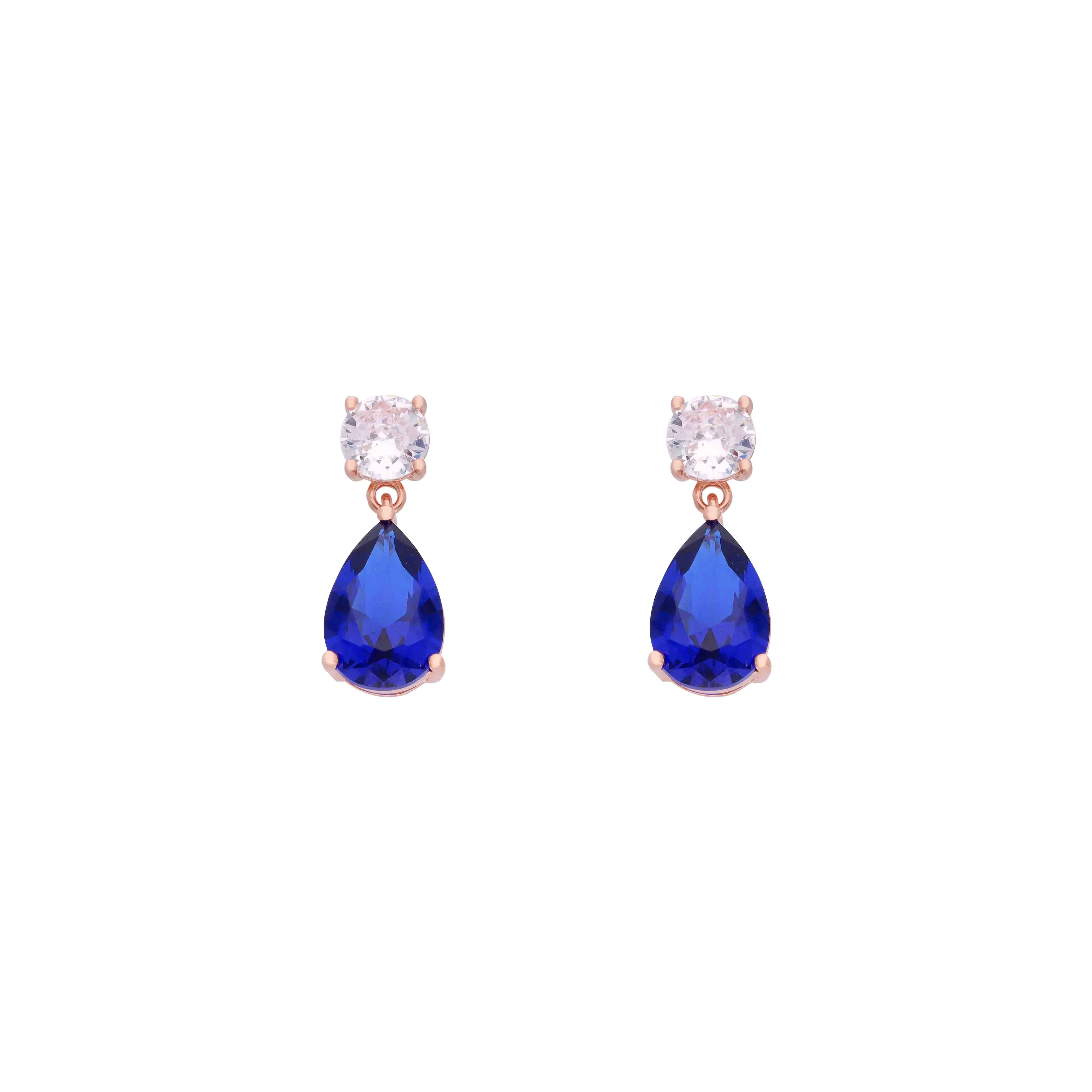 Royale Droplets Silver Drop Earrings - Image 7