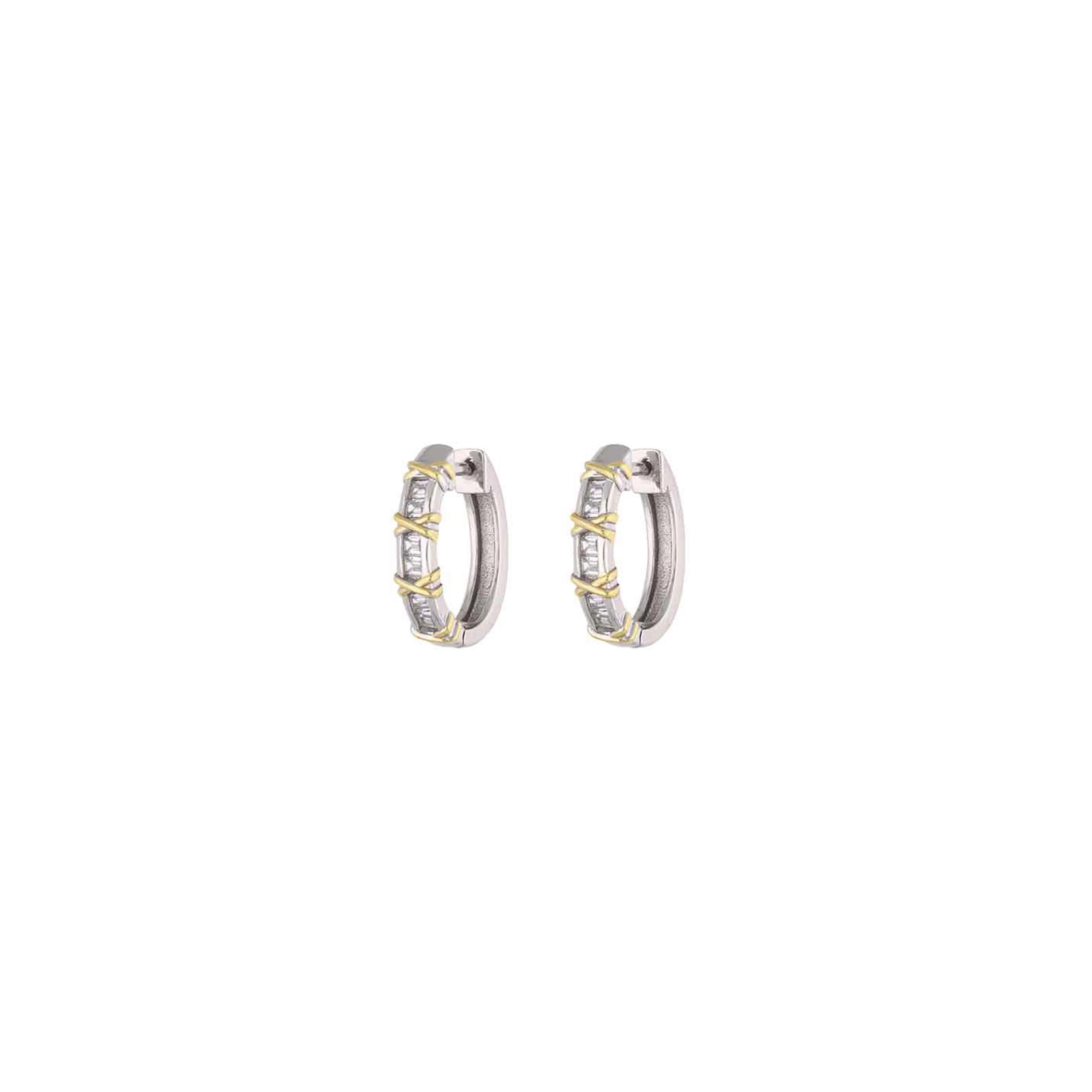 Sterling Silver Knot Hoops - Image 2