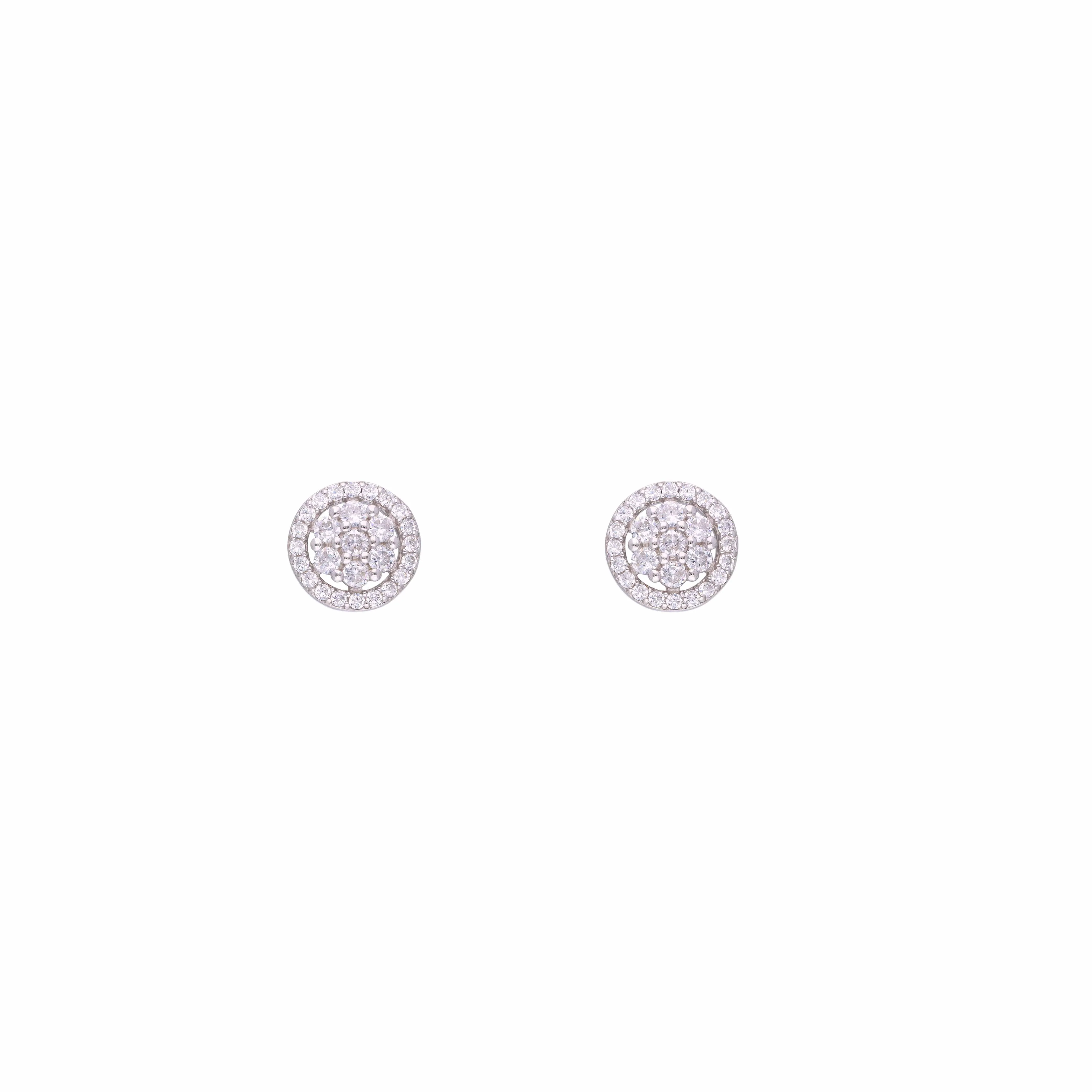 Eternal Blossom Zircon Casual Stud Earrings - Image 5
