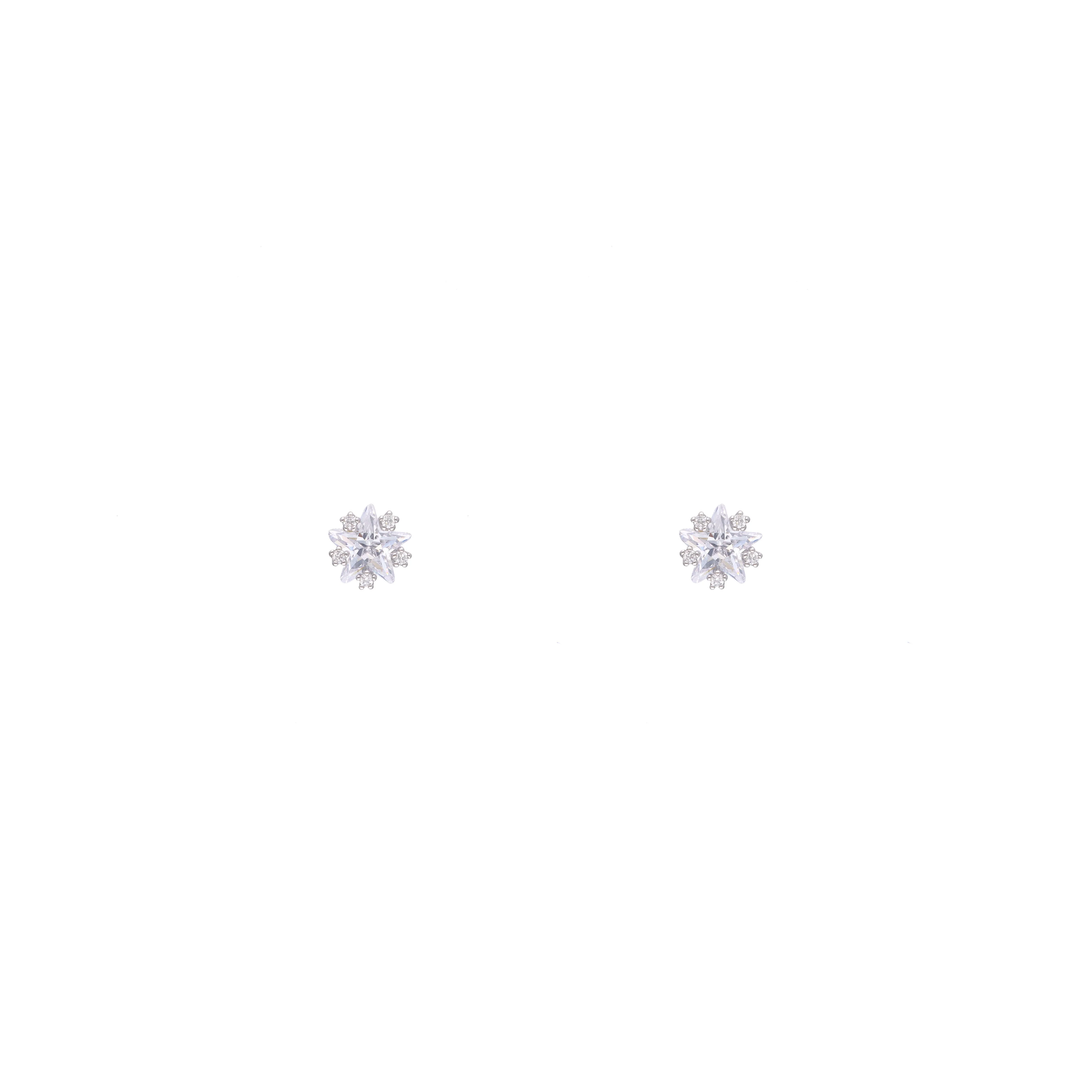 Red Star Casual Stud Earrings - Image 6