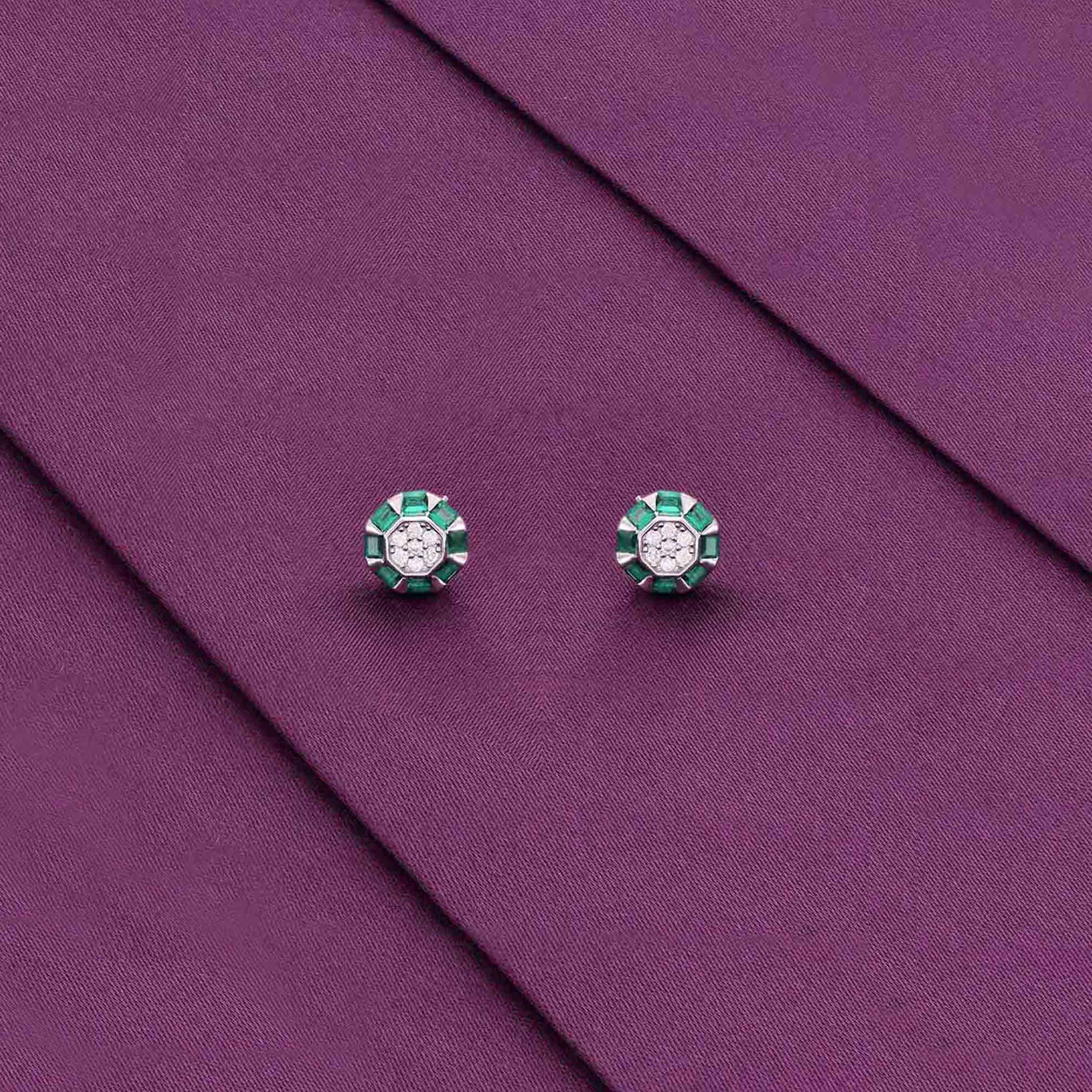 Sterling Silver Chic Stud Earrings - Image 4