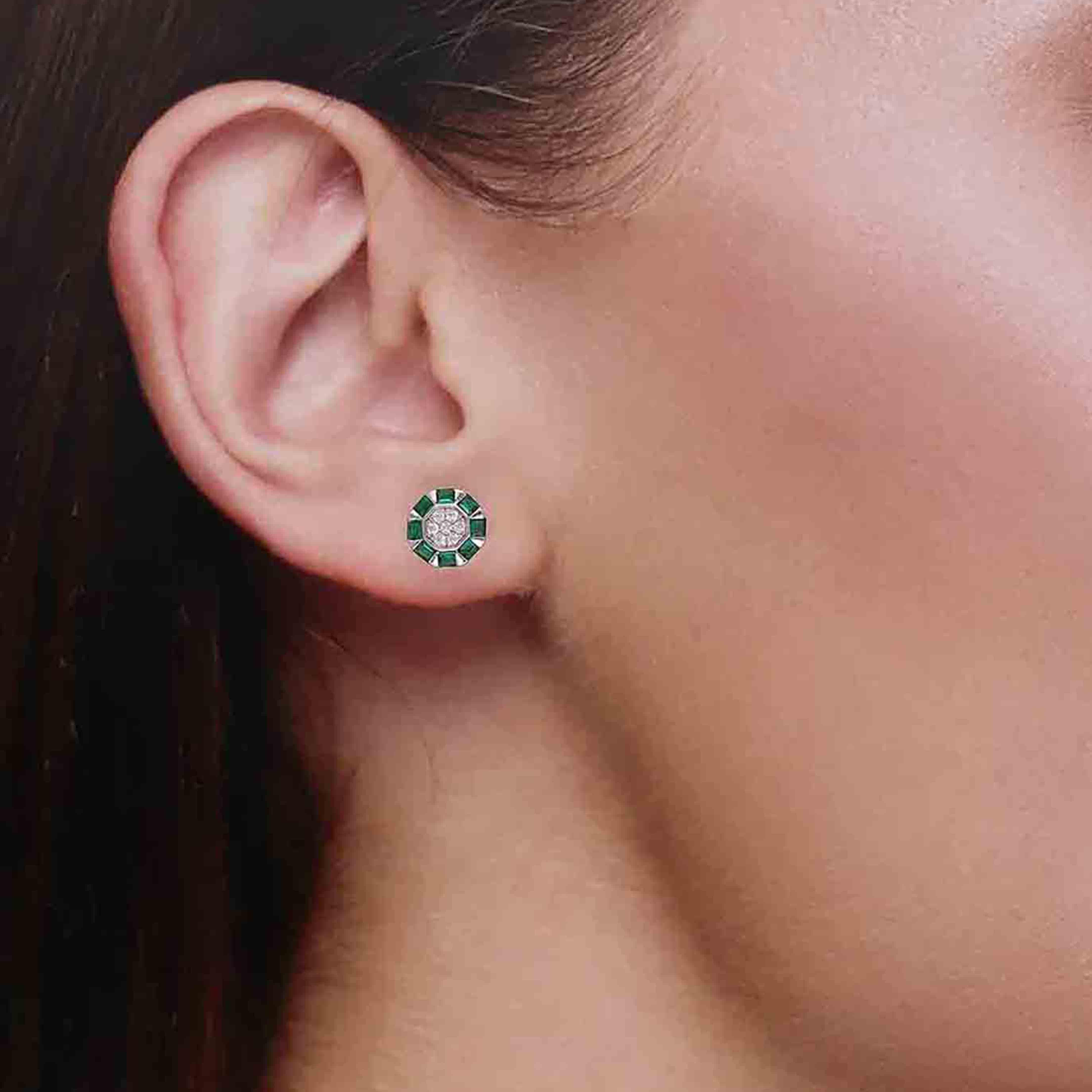 Sterling Silver Chic Stud Earrings - Image 8