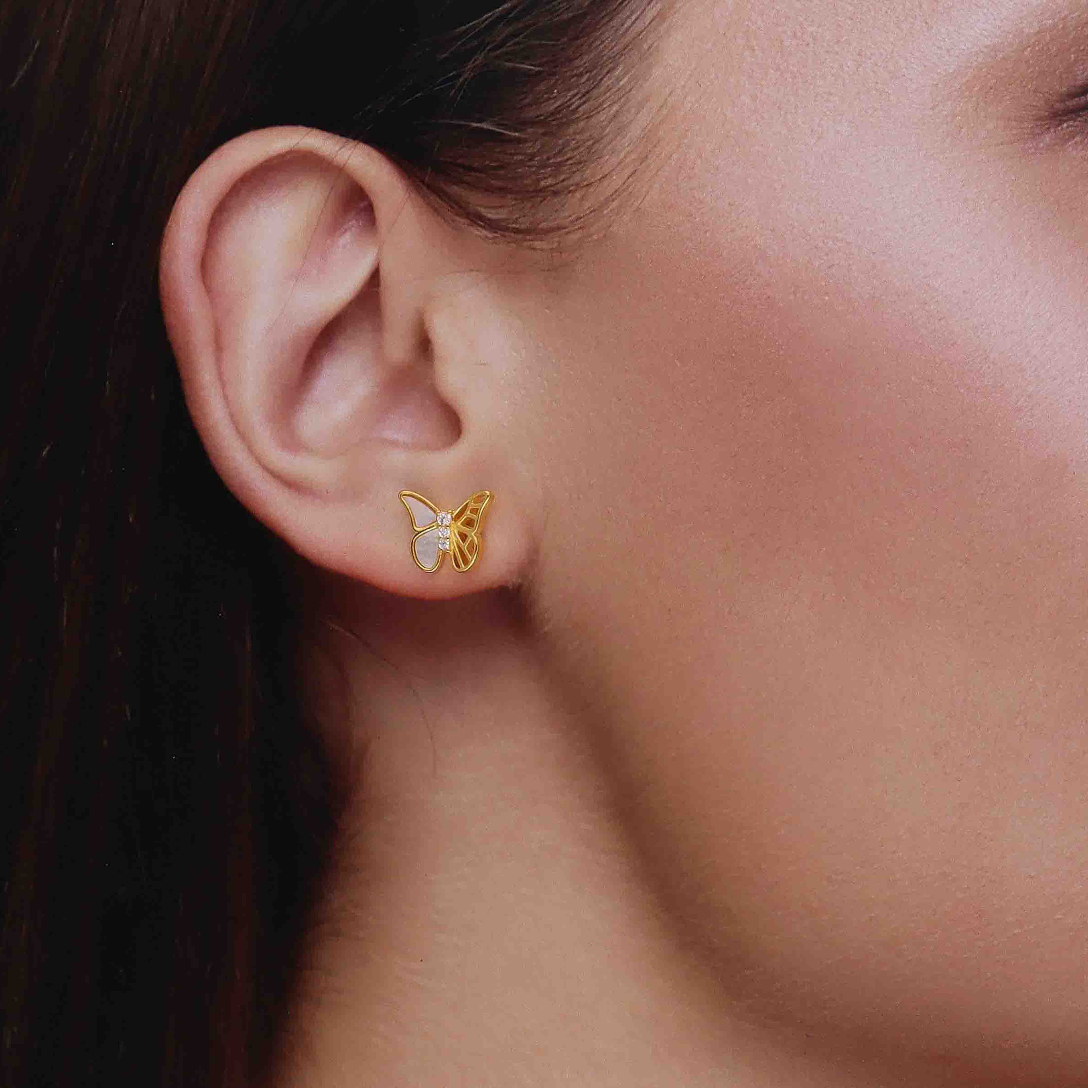 Sterling Butterfly Bloom Earrings - Image 6