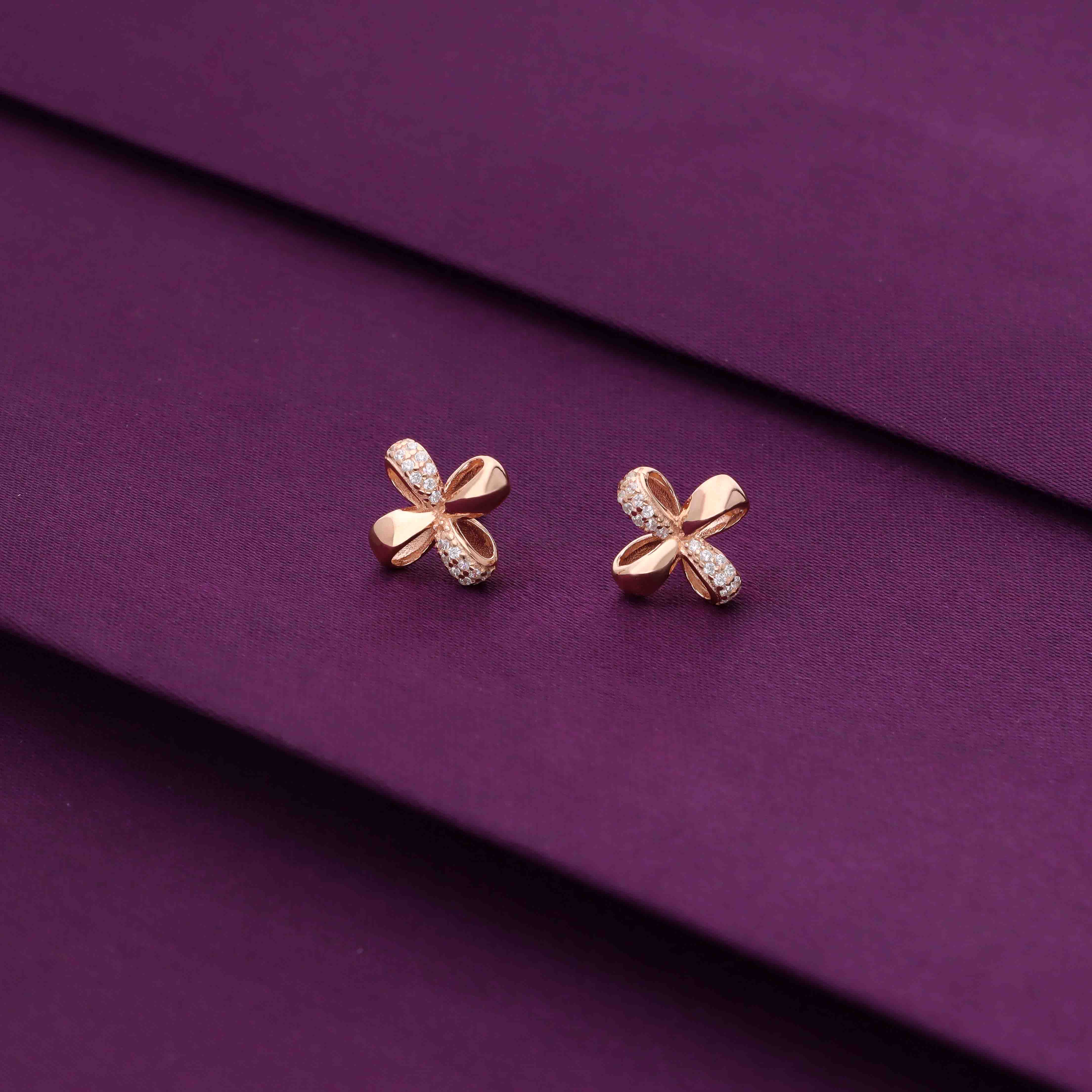 Sterling Silver Elegant Knot Studs - Image 2