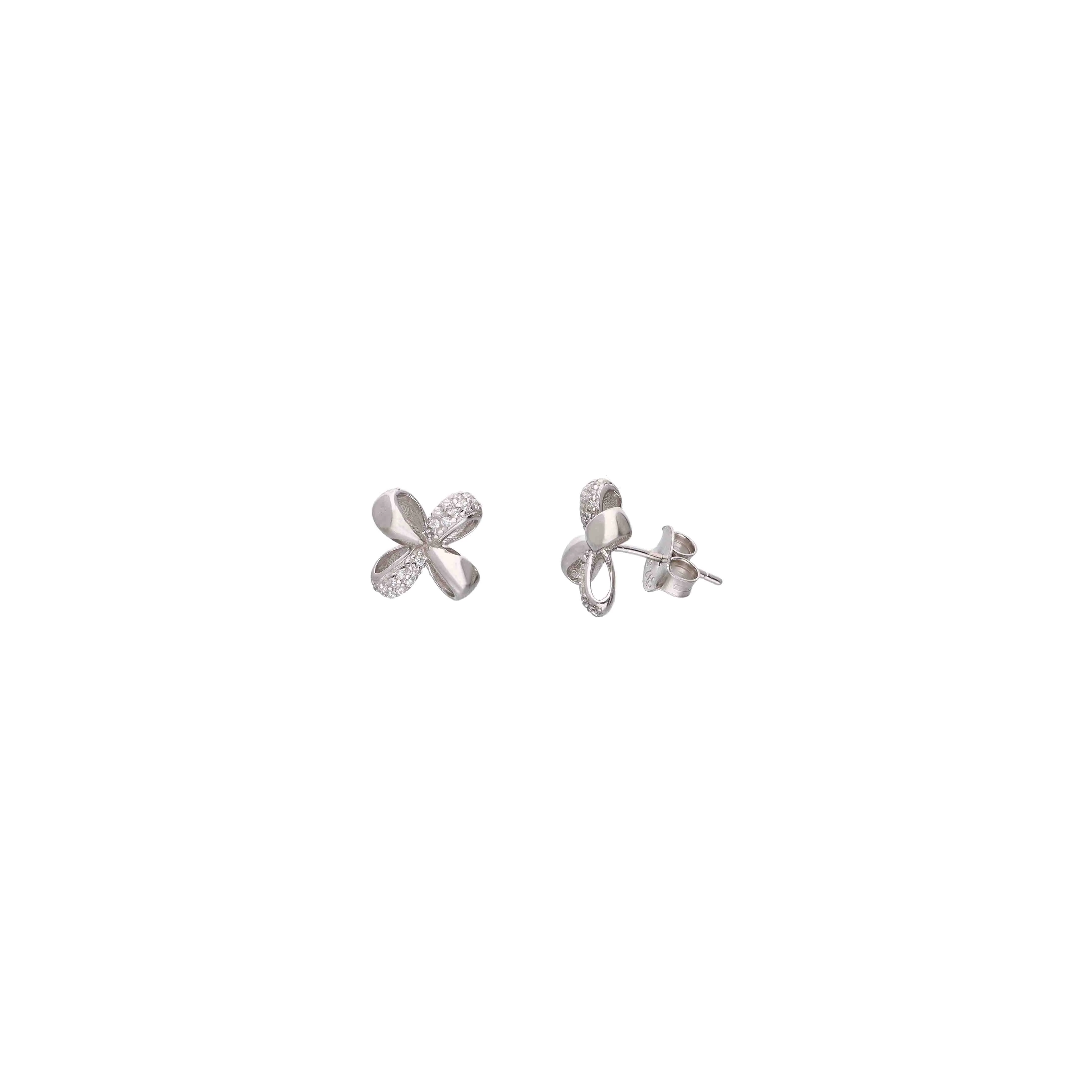 Sterling Silver Elegant Knot Studs - Image 7
