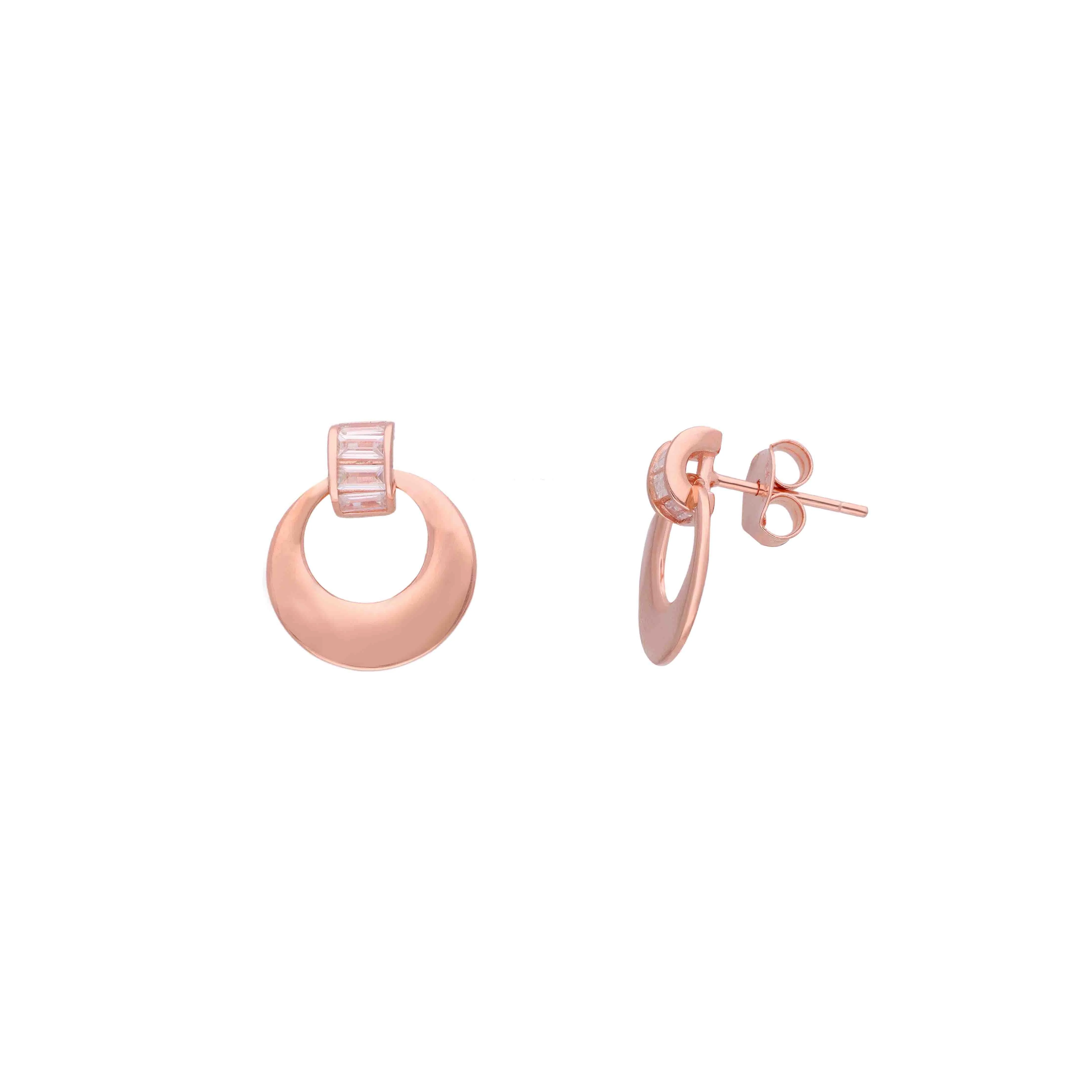 Mystic Glow Circle Orbit Earrings - Image 8
