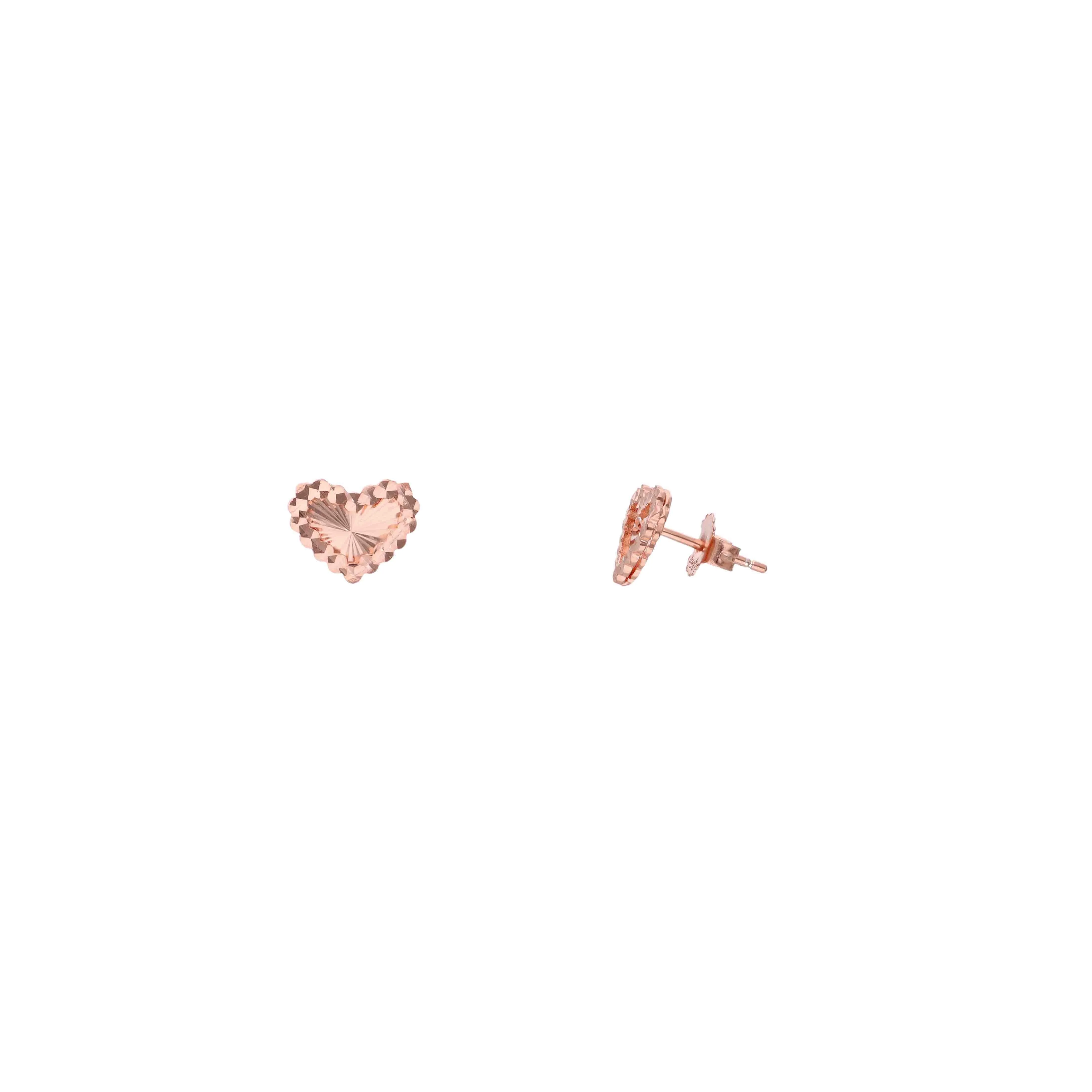 Minimalistic Heart Stud Earring - Image 6