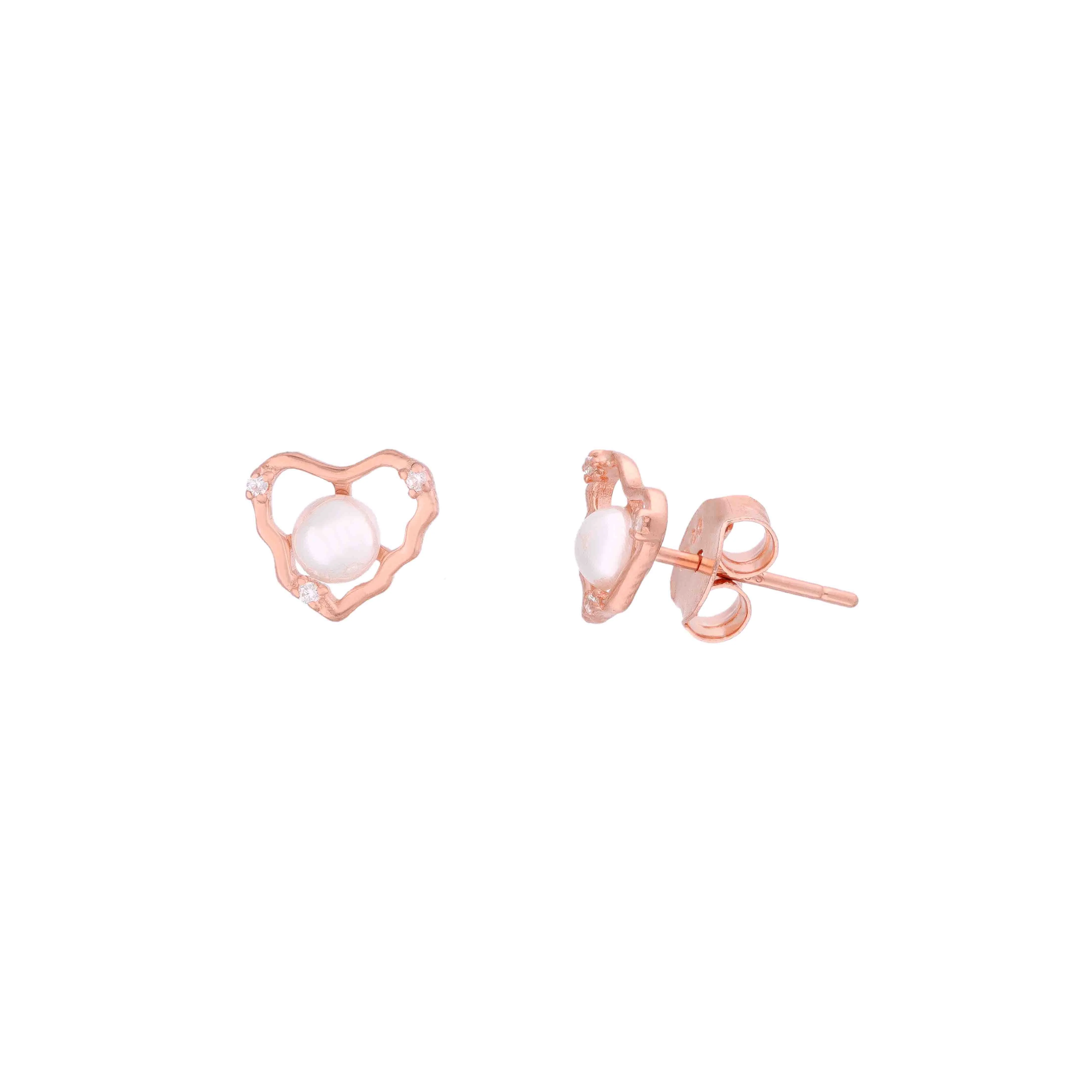 Loving Pearl Hearts Earrings - Image 8