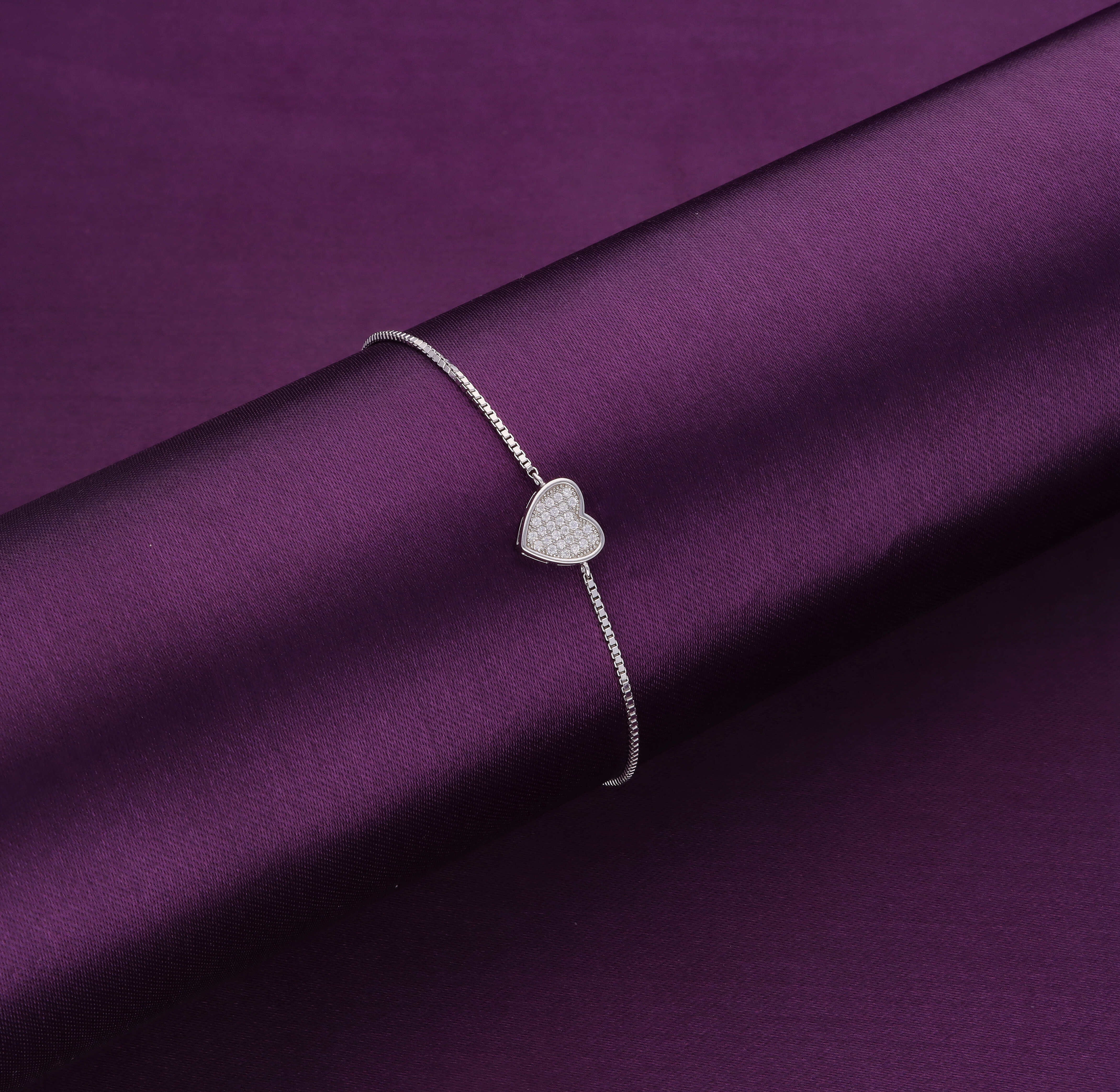 The Sweetheart Silver Chain Bracelet - Image 3