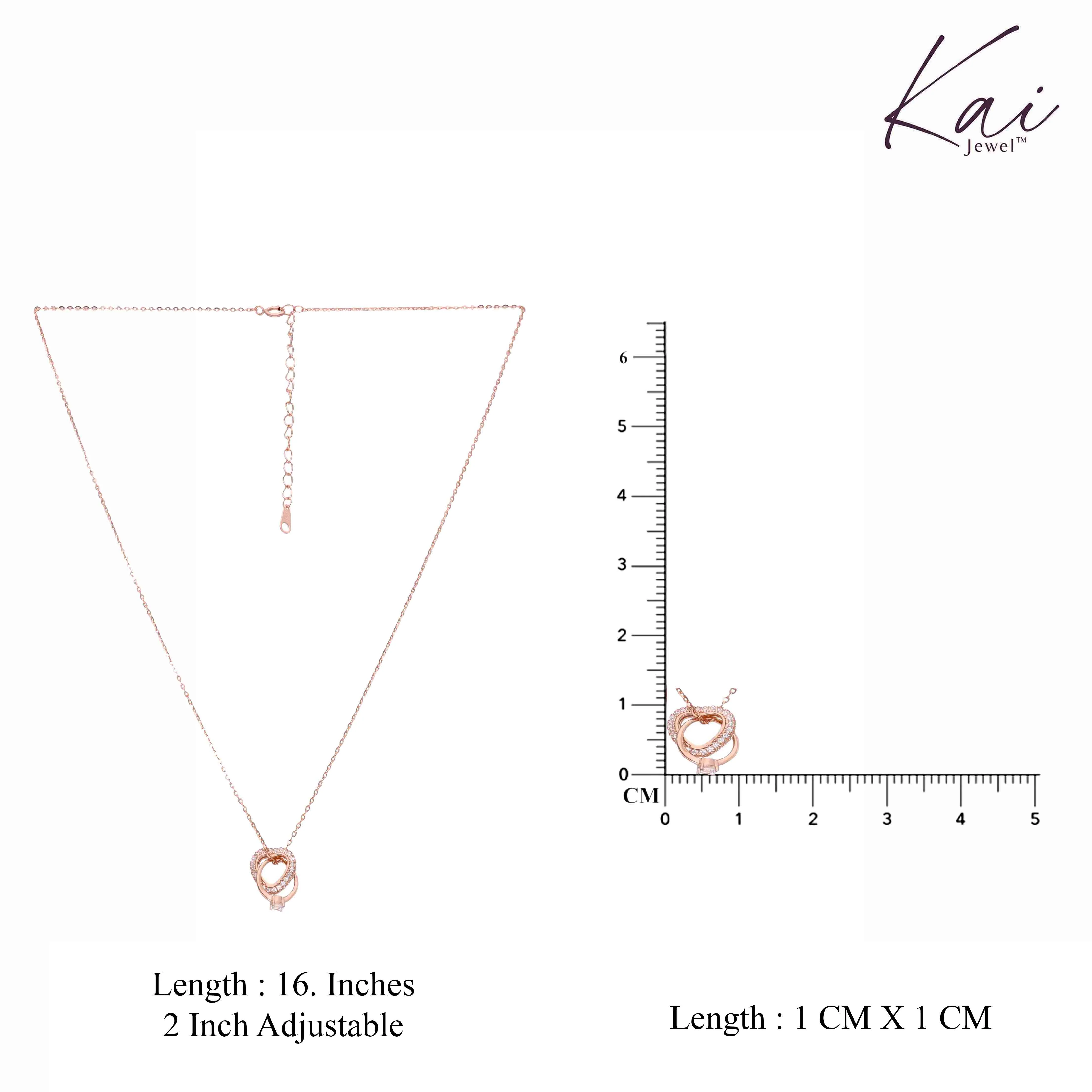 A Hearty Circle of Love Casual Silver Chain Necklace - Image 5