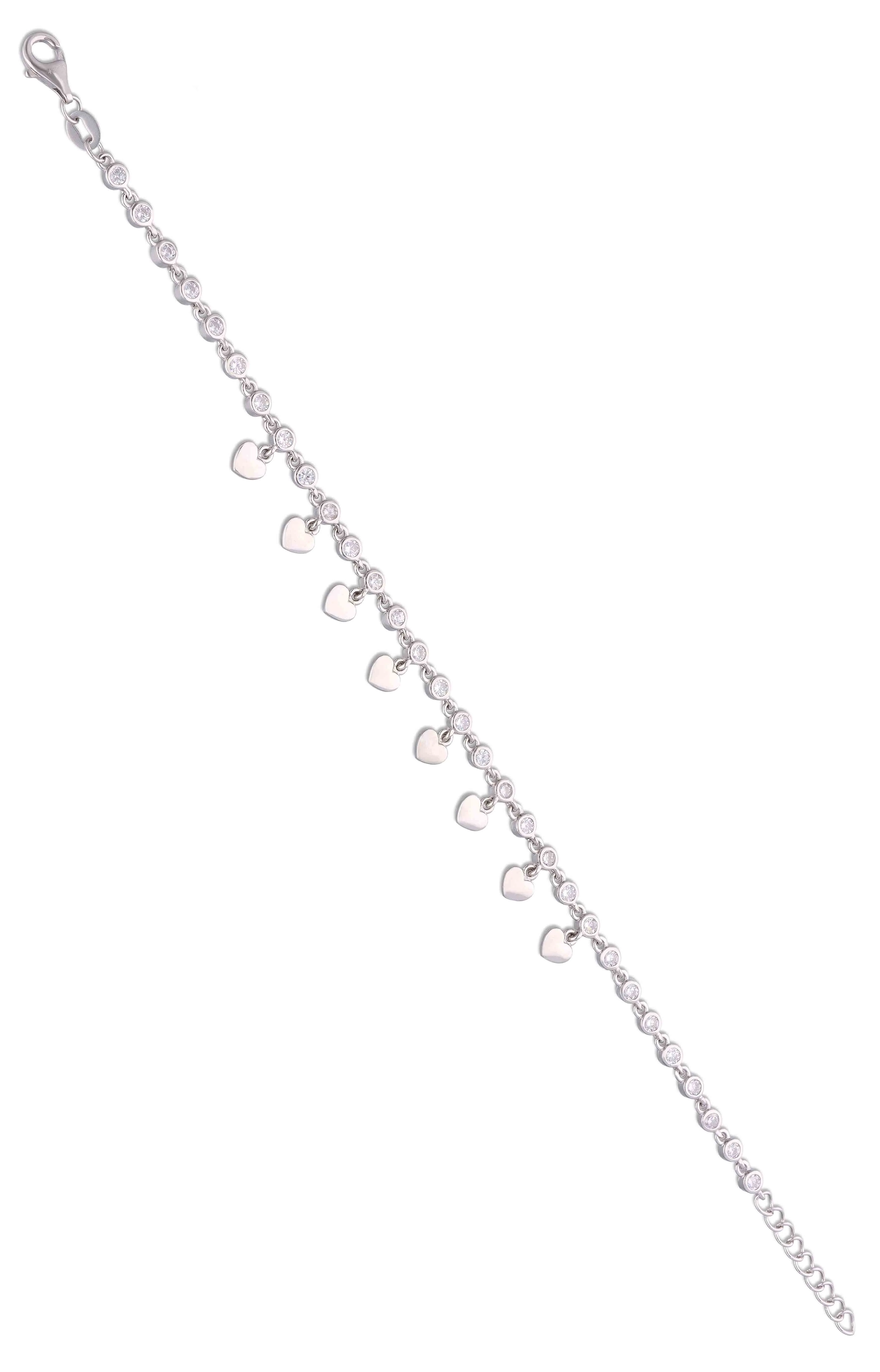 Heartfelt Stringlets Silver Charm Bracelet - Image 3