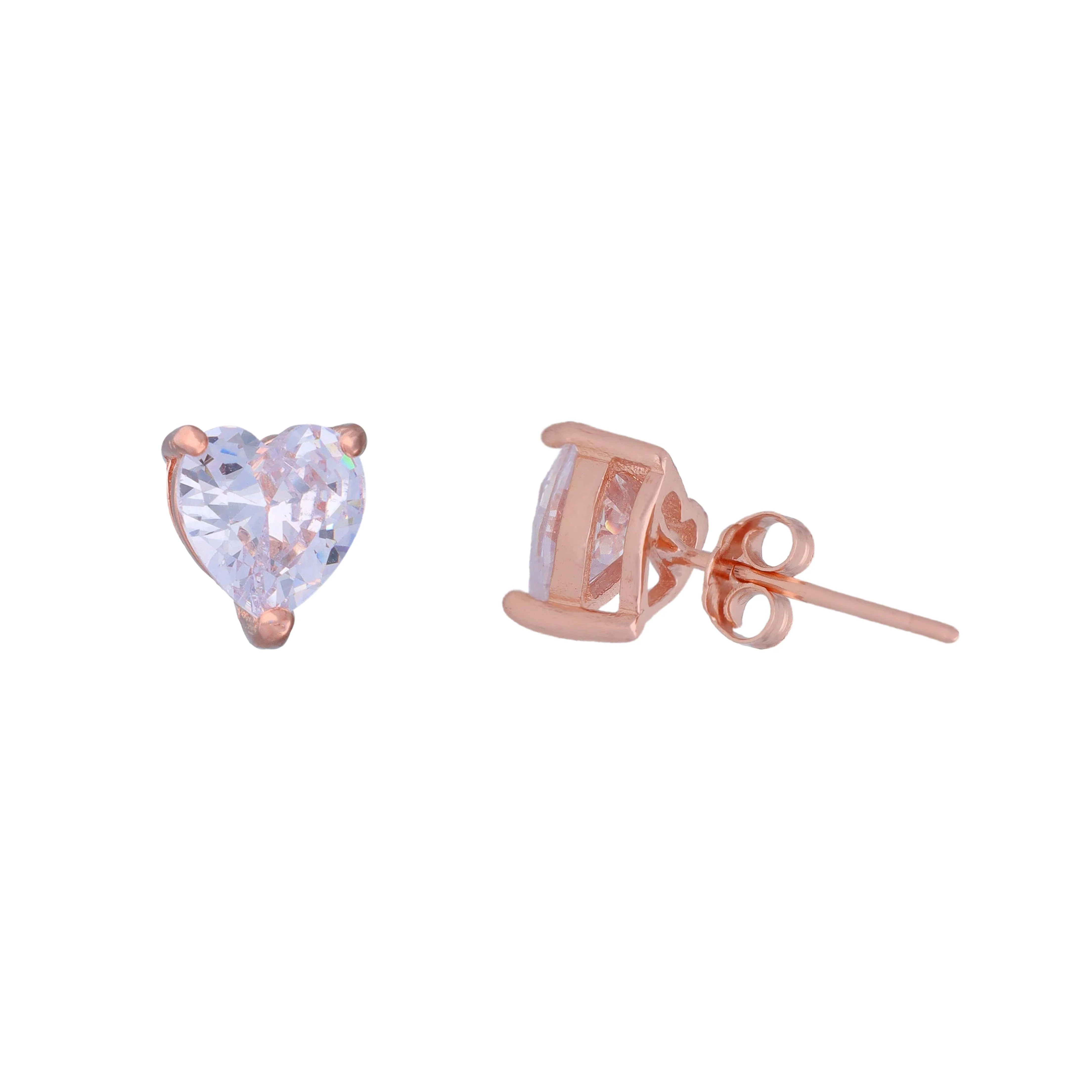 Dainty Hearts Silver Earrings - Image 6