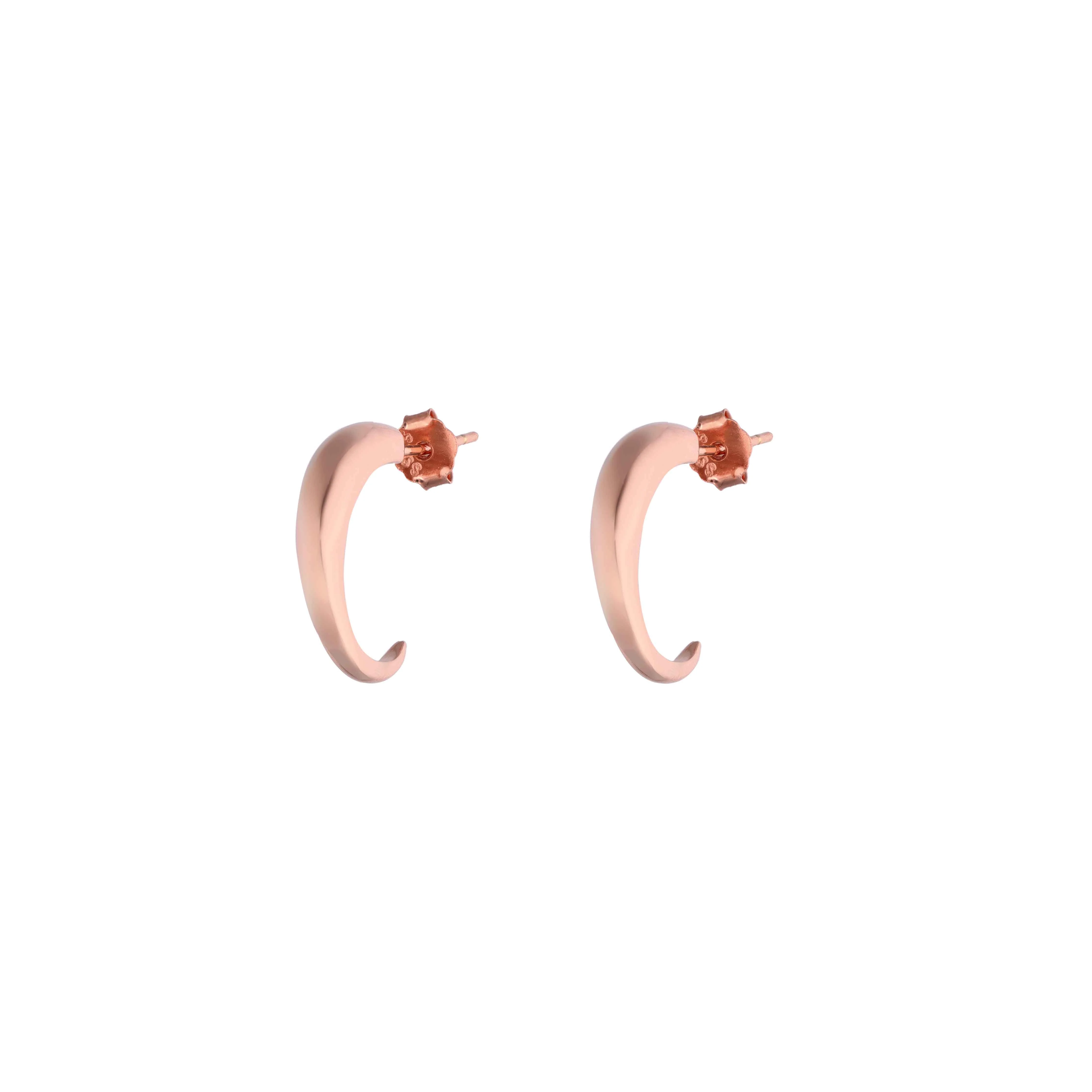 Sterling Simplicity Silver Hoops Earrings - Image 4