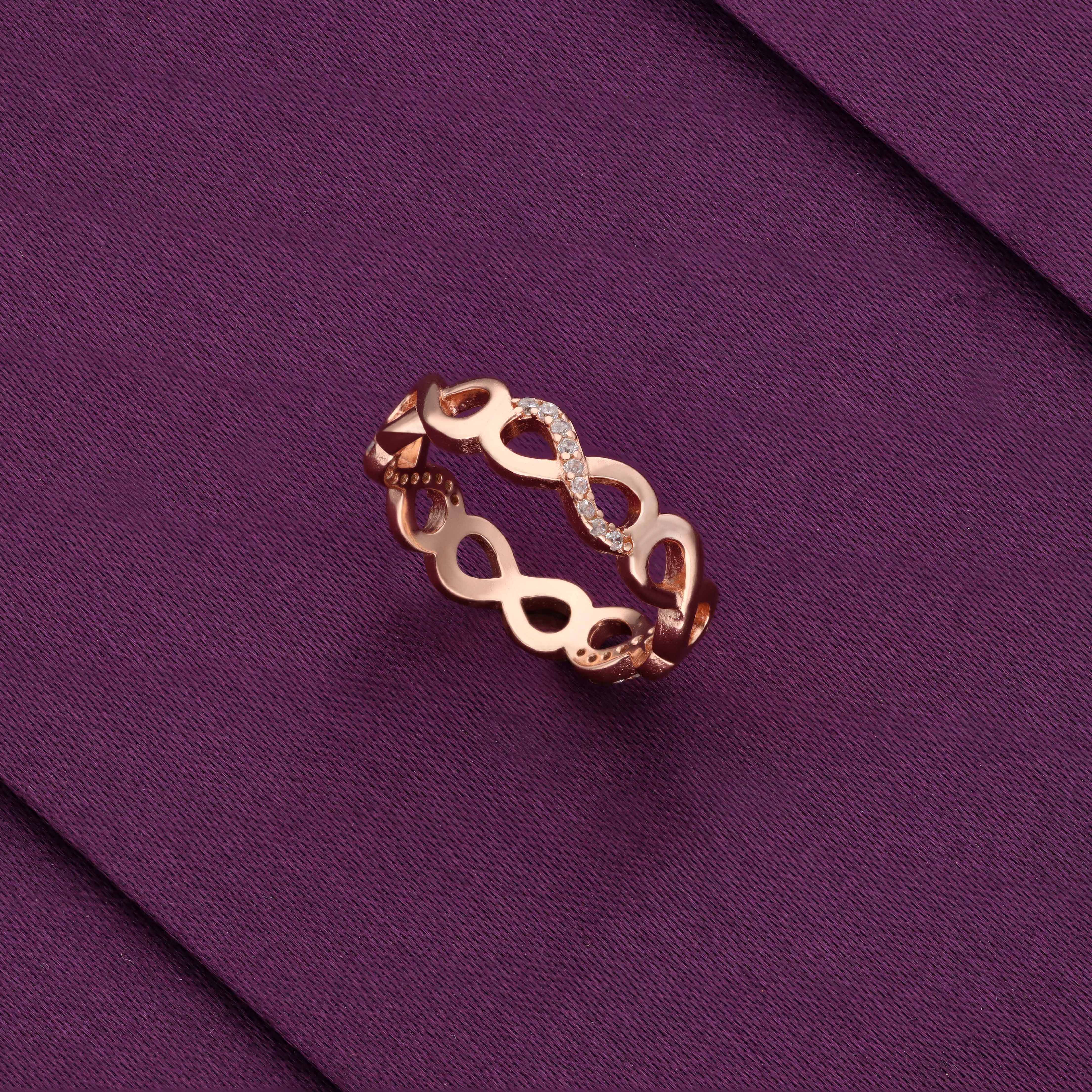 Infinity Symbol Silver Ring - Image 5