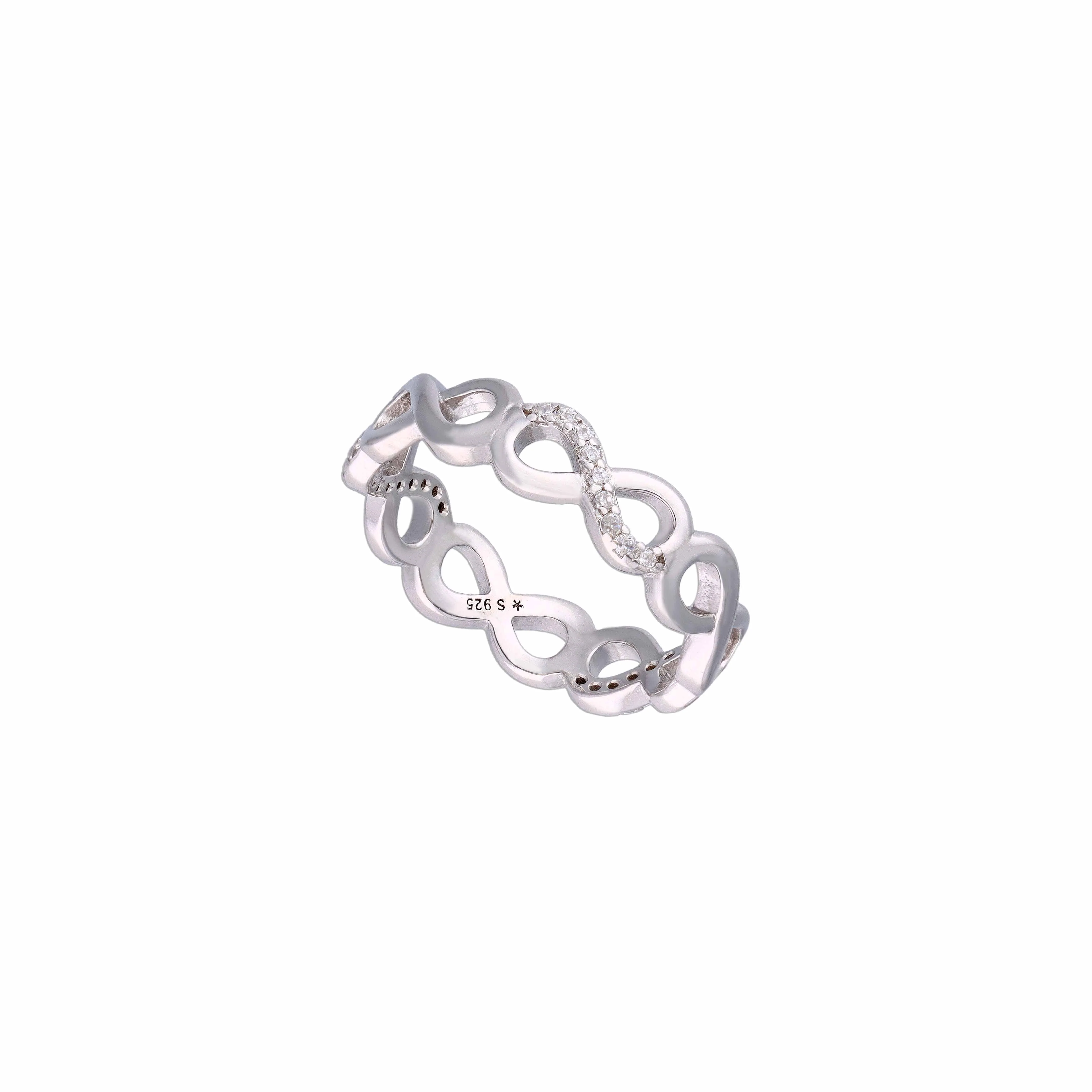 Infinity Symbol Silver Ring - Image 6