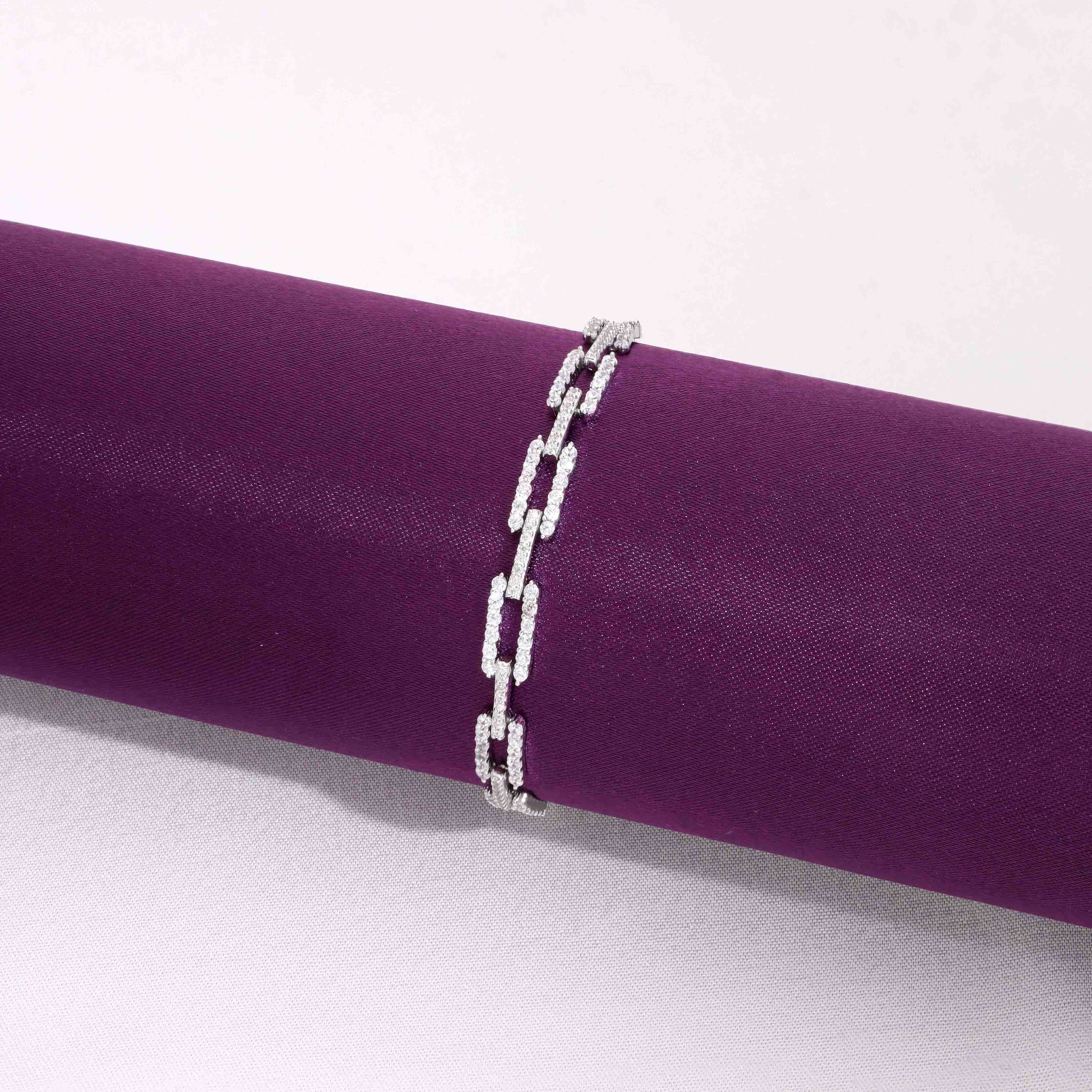 Double Bar Link Bracelet – An Epitome of Grace - Image 7