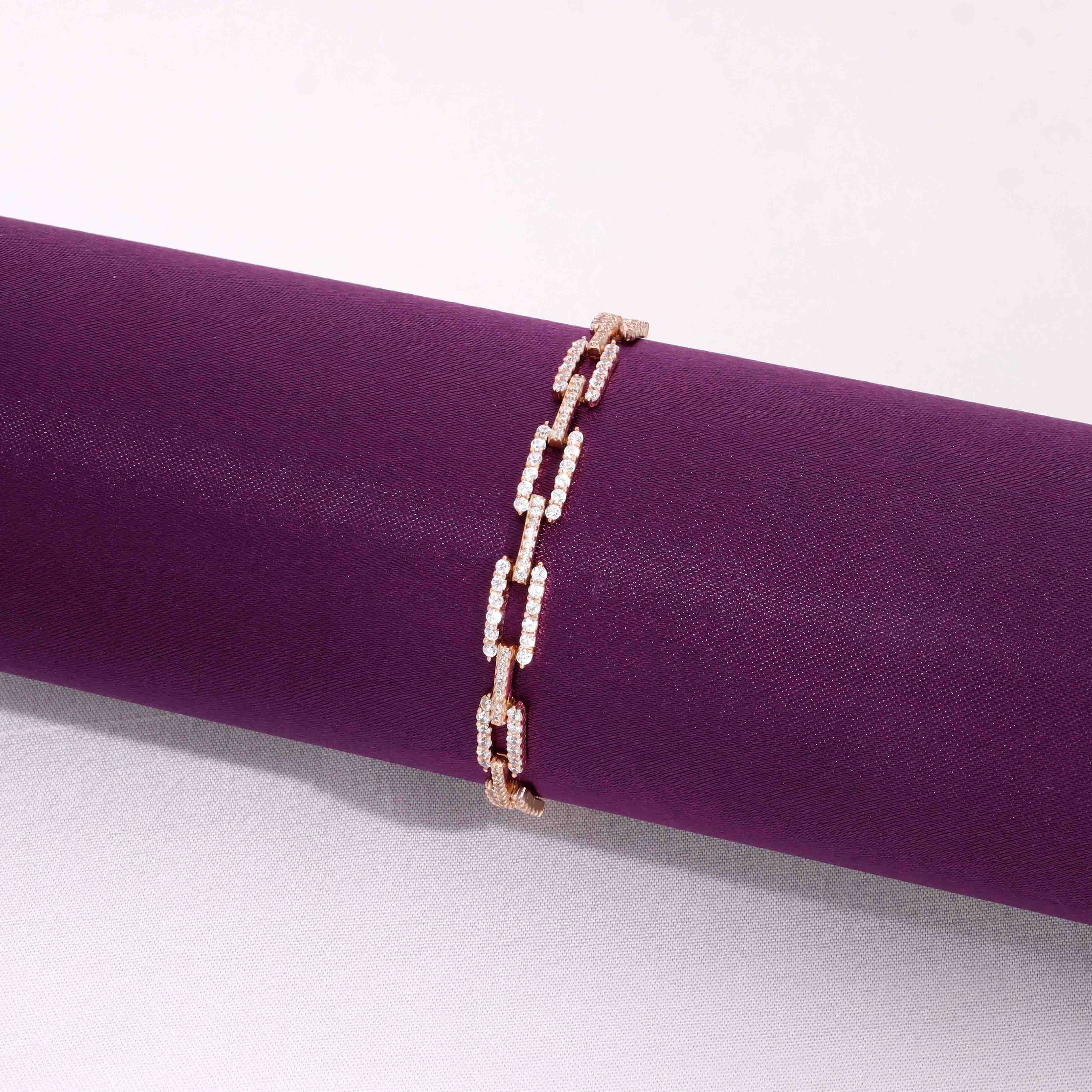 Double Bar Link Bracelet – An Epitome of Grace - Image 8