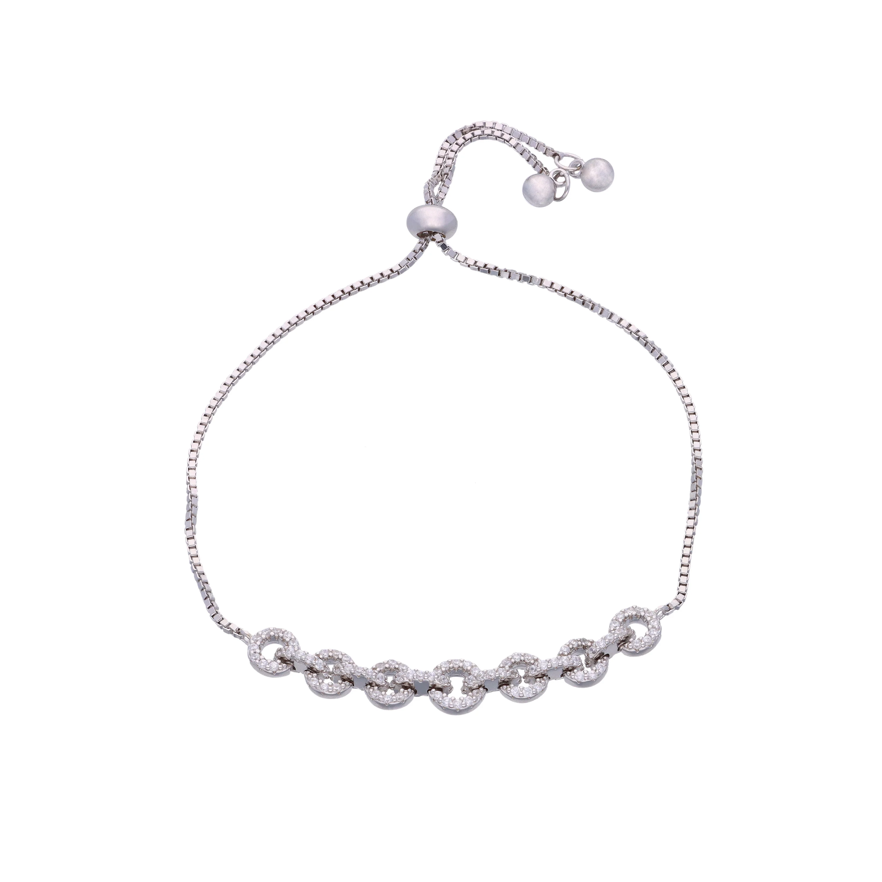 Exquisite Circular Link Bracelet - Image 5