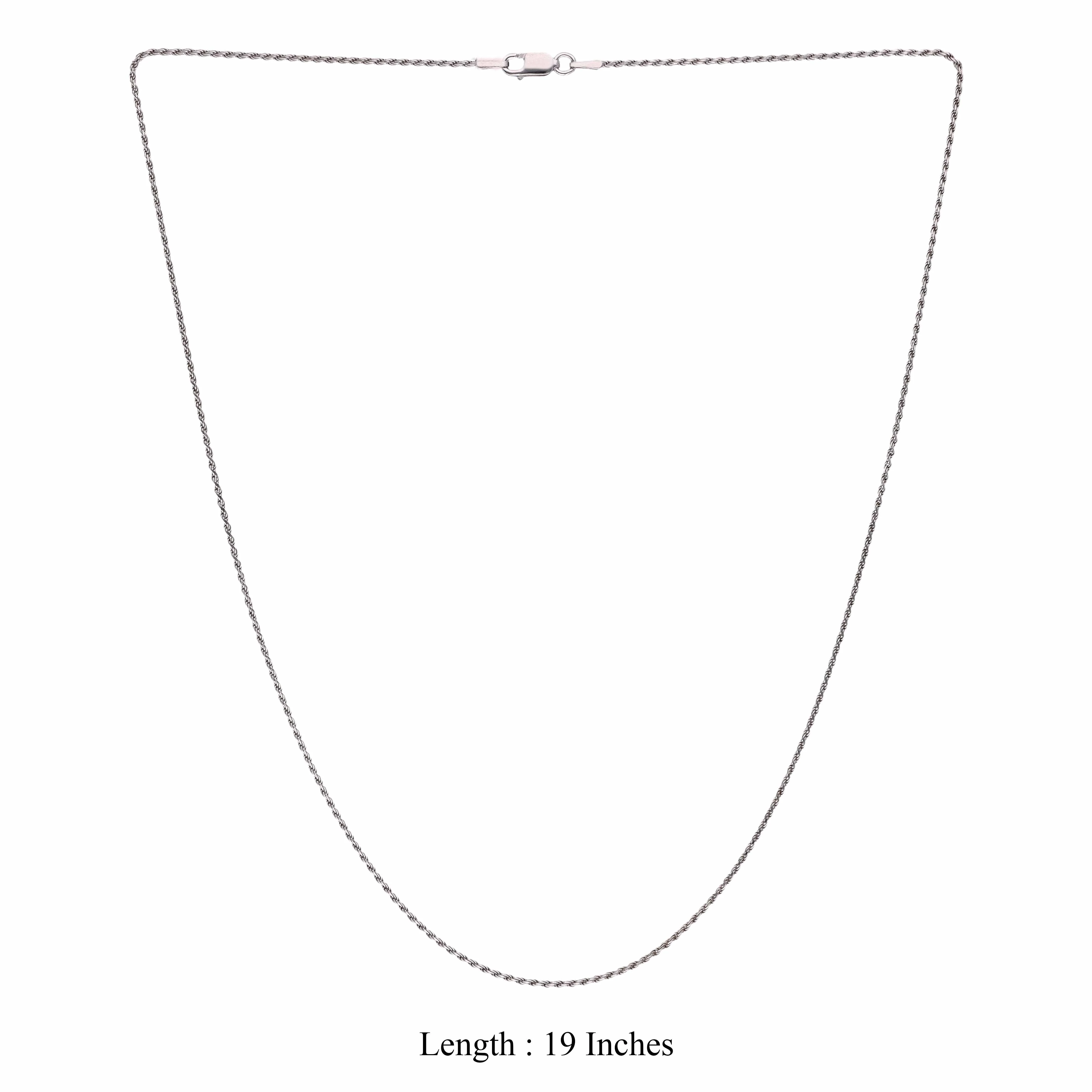 Shimmering Radiance Silver Chain Necklace - Image 4