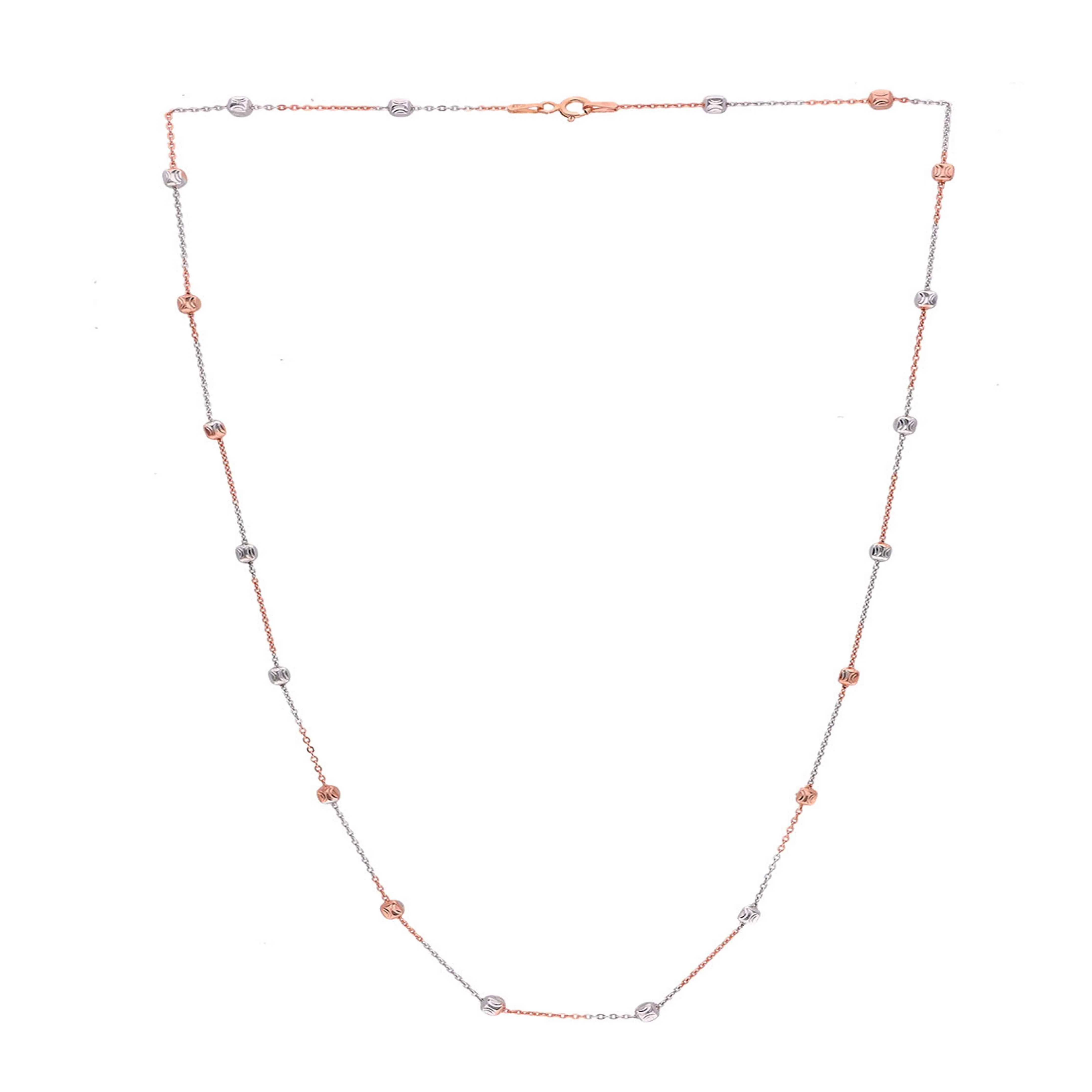 Elegant Two-Tone Silver Chain - Image 4
