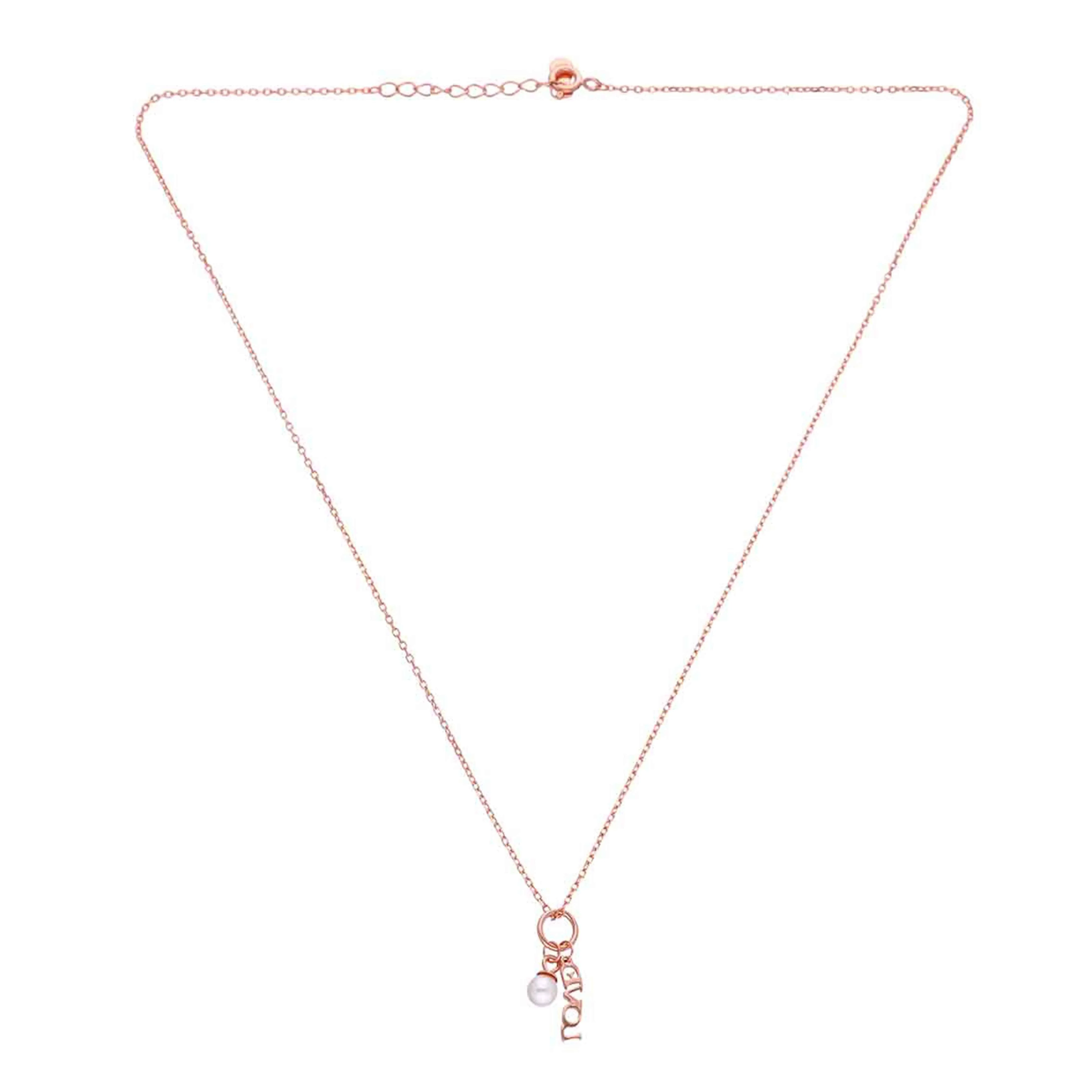 Sterling Silver Love Charm Necklace - Image 5