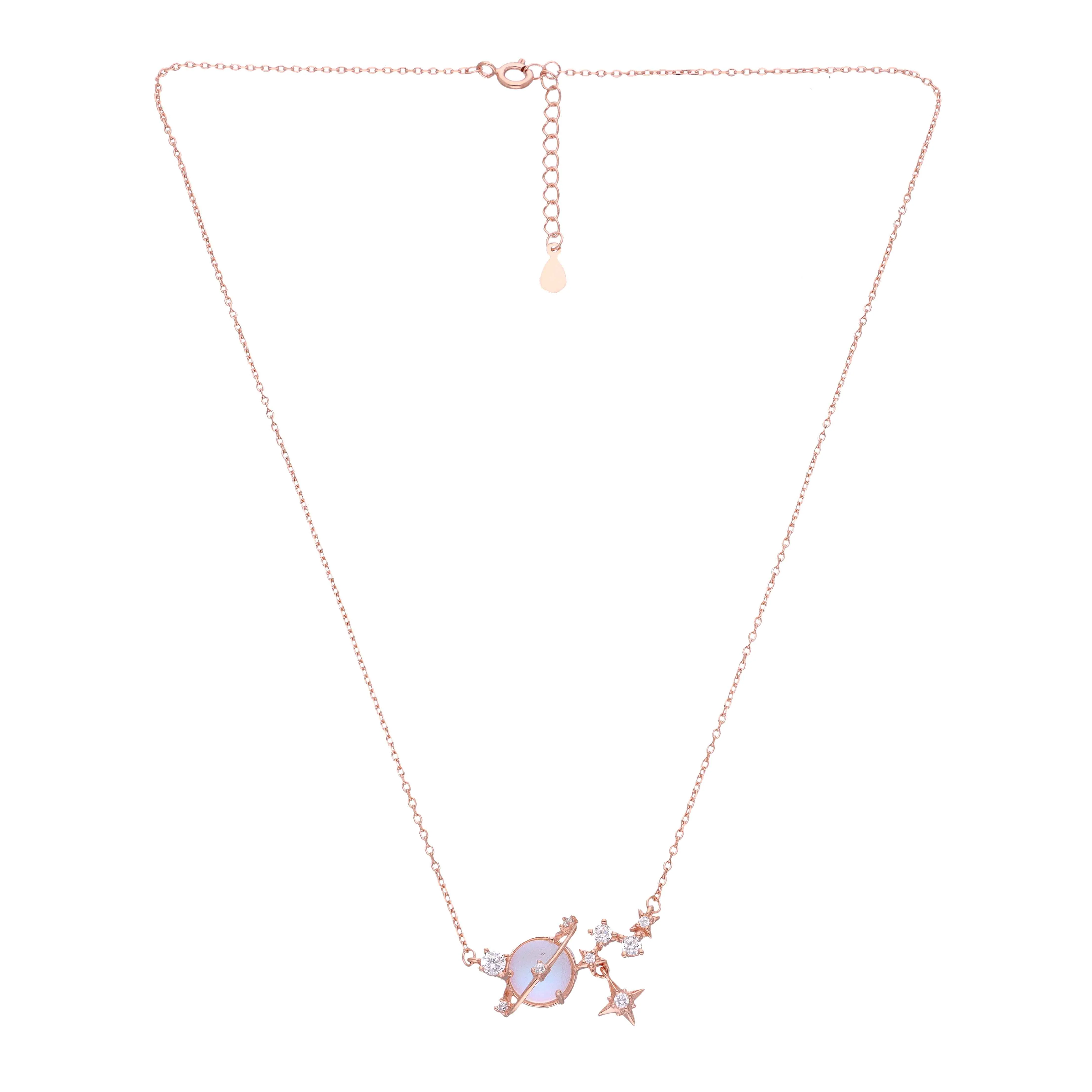 Starry Night Casual Silver Necklace - Image 5