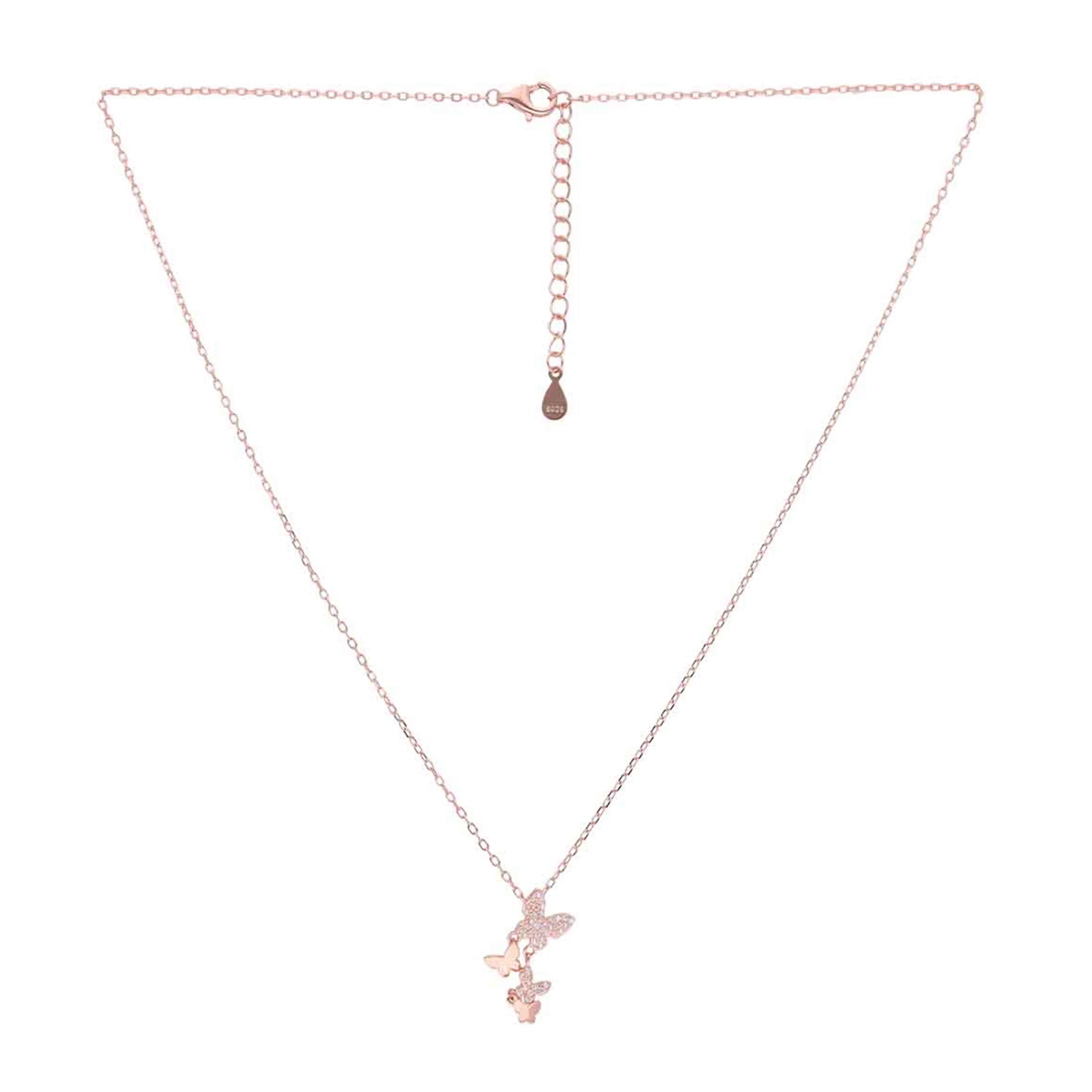 Sterling Silver Stunning Butterfly Necklace - Image 5