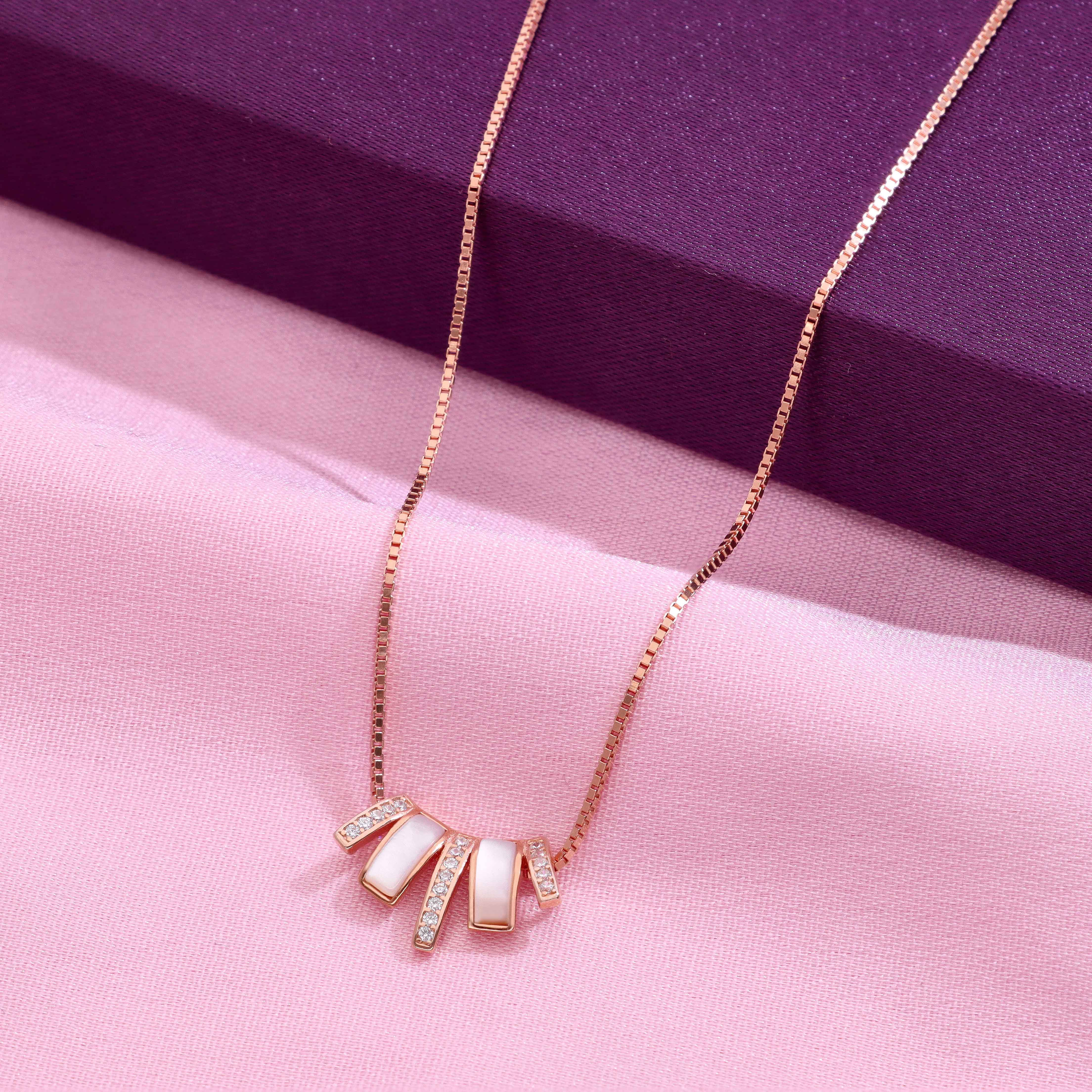 Radiant Sterling Silver Crystal Necklace - Image 10