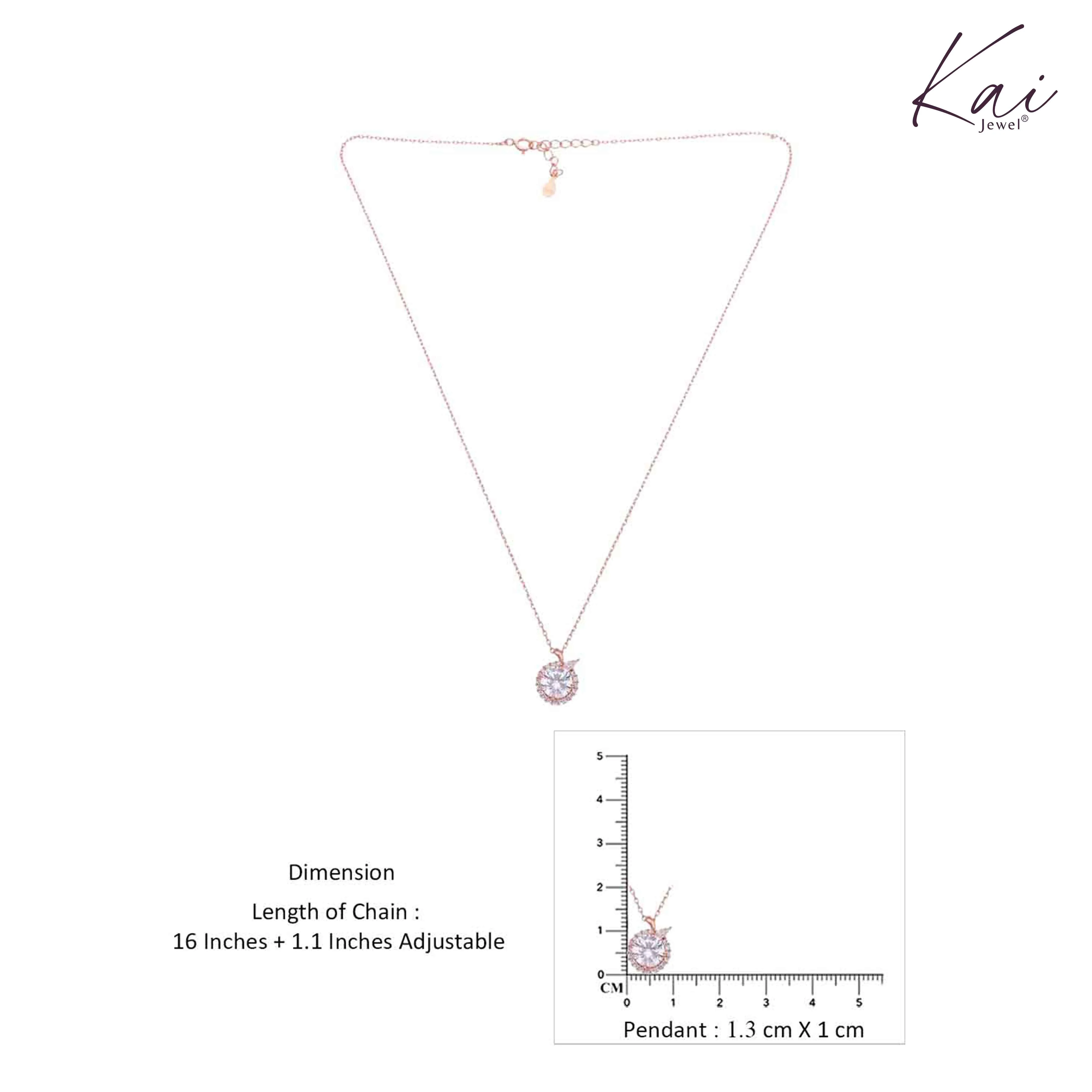 Sterling Silver Solitaire Necklace - Image 6