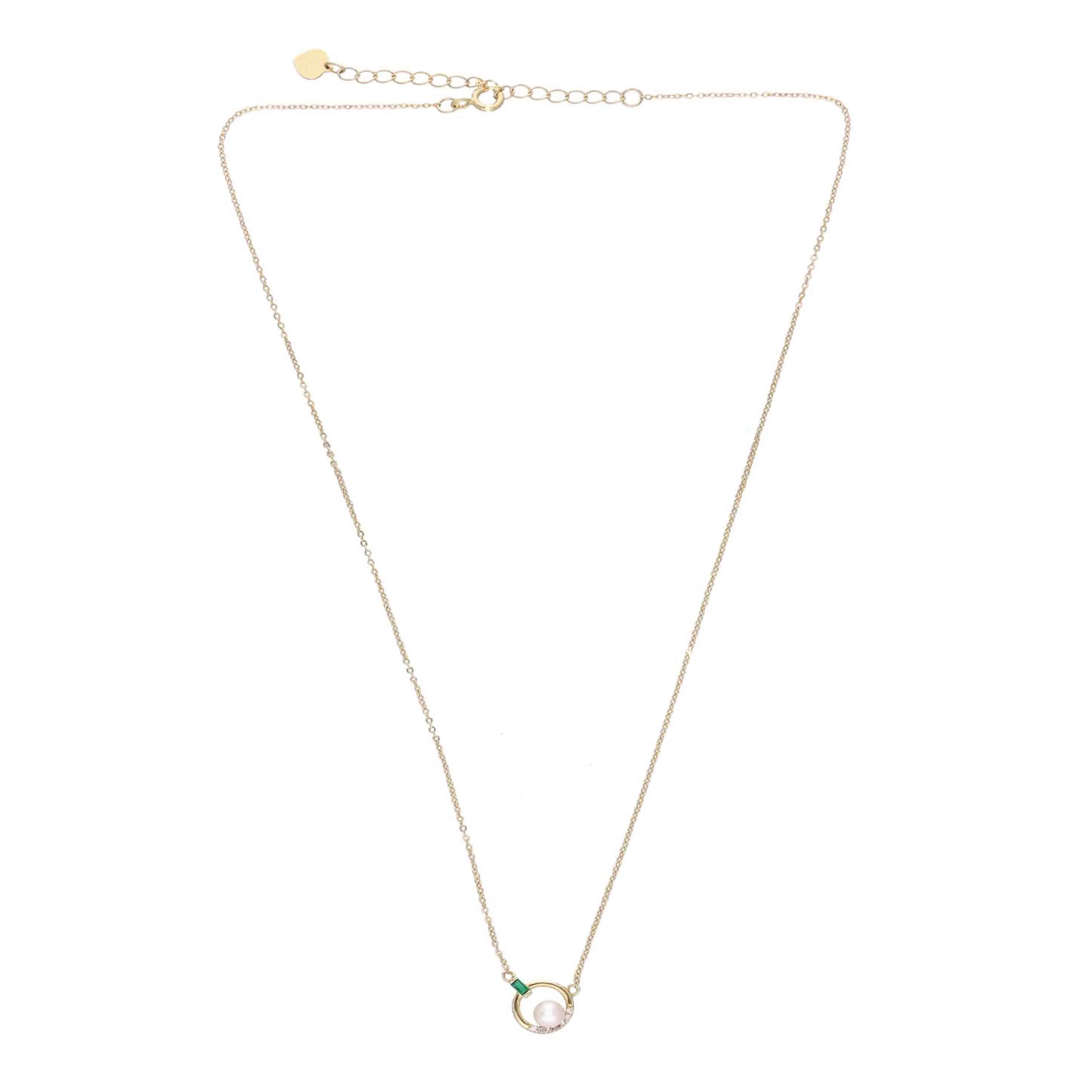 Sterling Silver White Chic Pearl Necklace - Image 3
